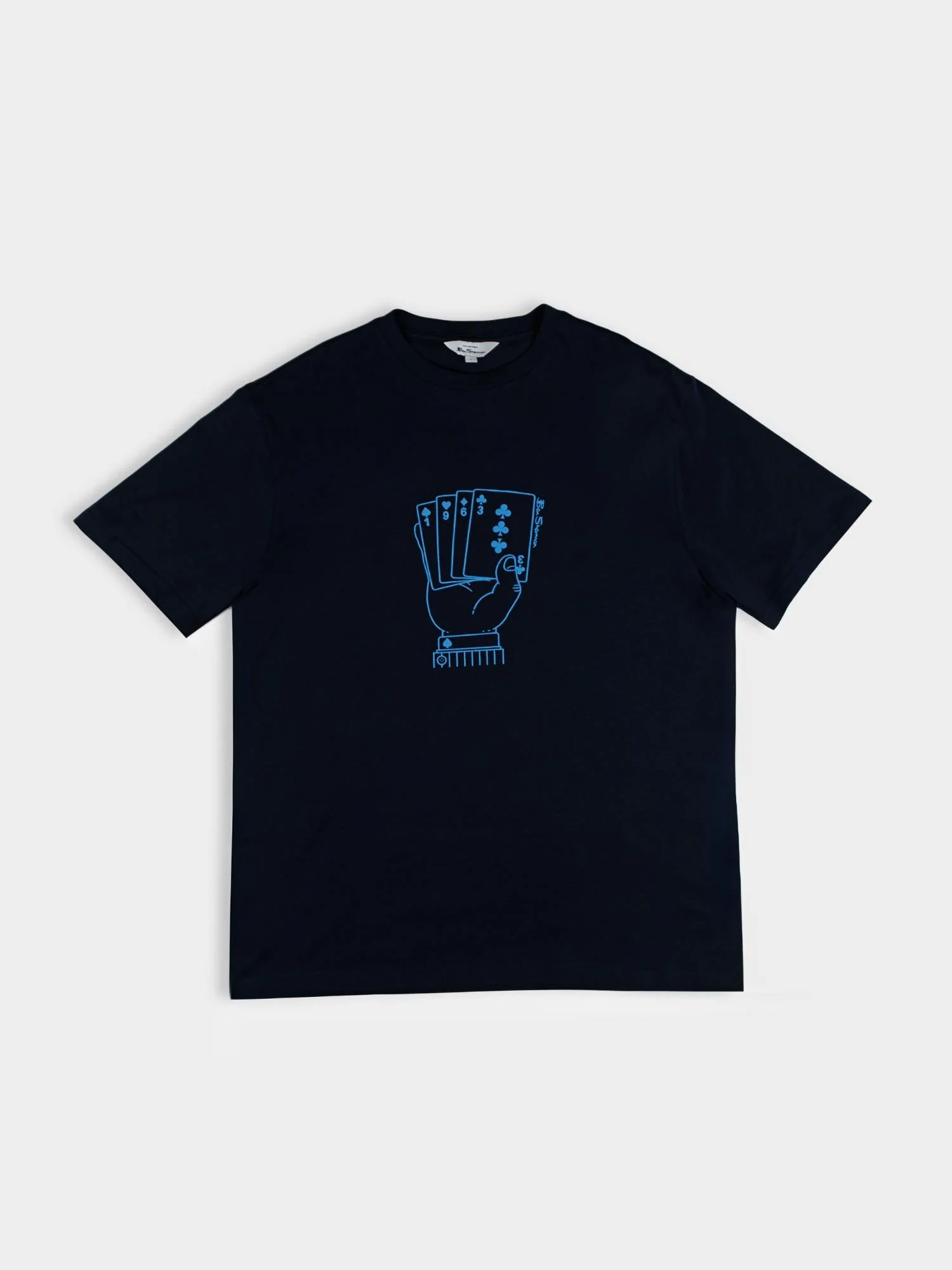 Hidden Ace Tee - Navy - Image 6