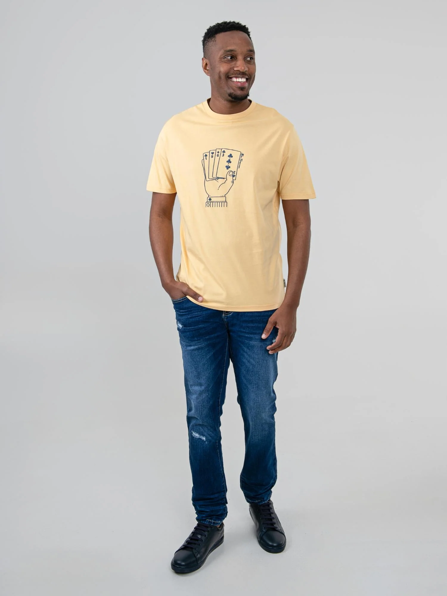 Hidden Ace Tee - New Wheat - Image 4