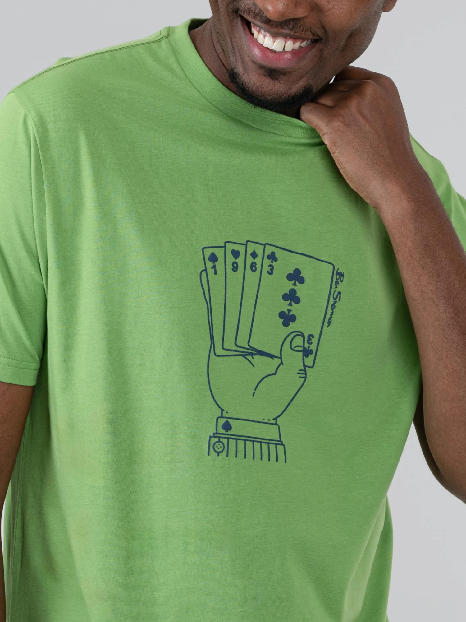 Hidden Ace Tee - Piquant Green - Image 3