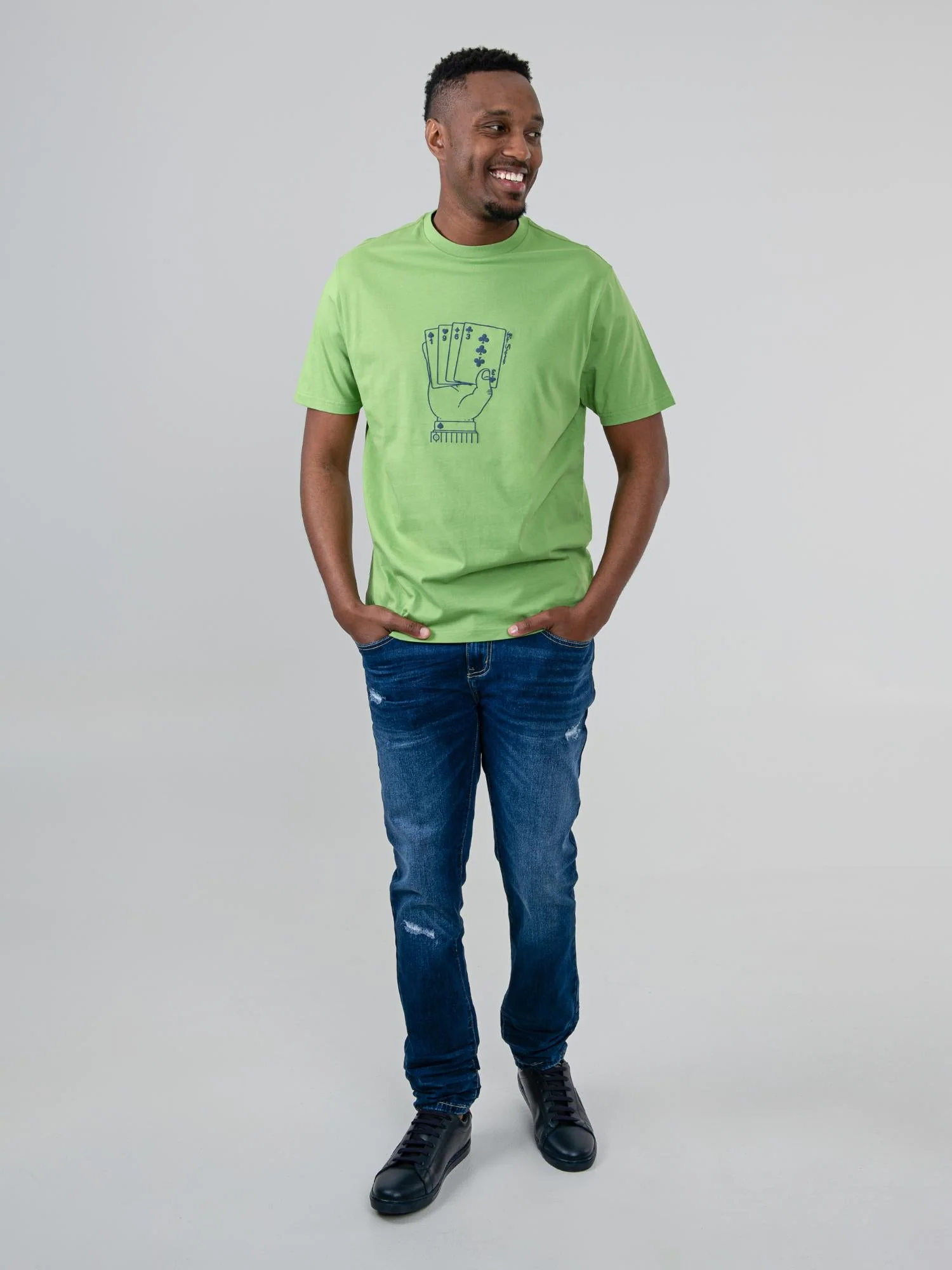 Hidden Ace Tee - Piquant Green - Image 4