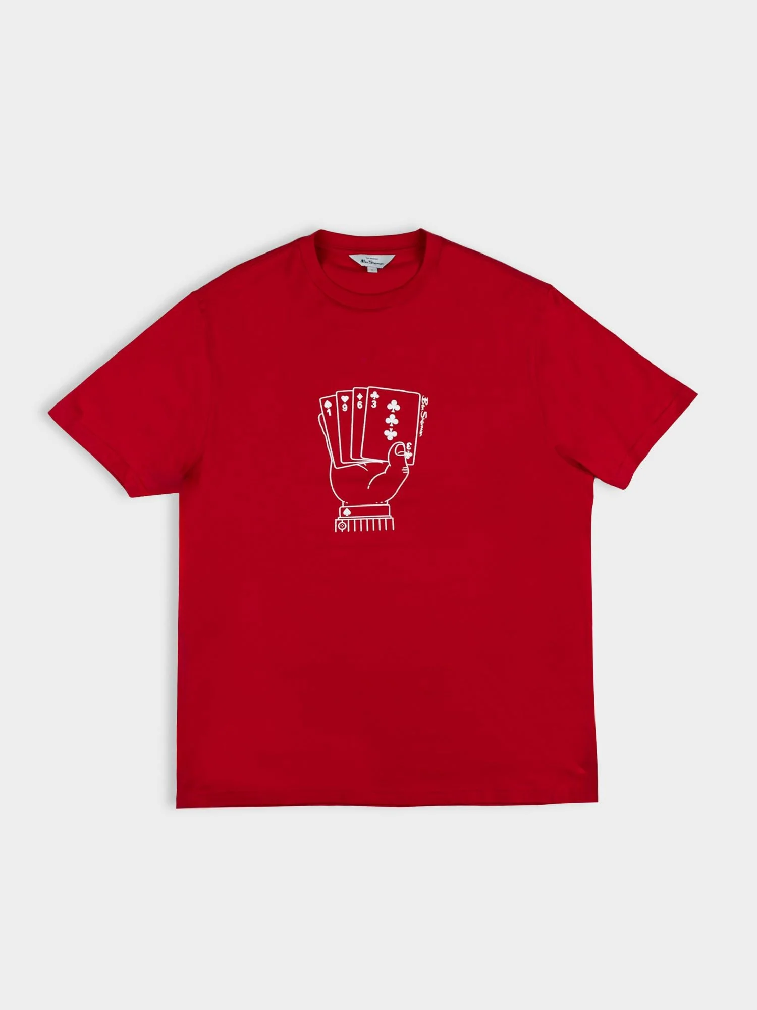 Hidden Ace Tee - Red - Image 5