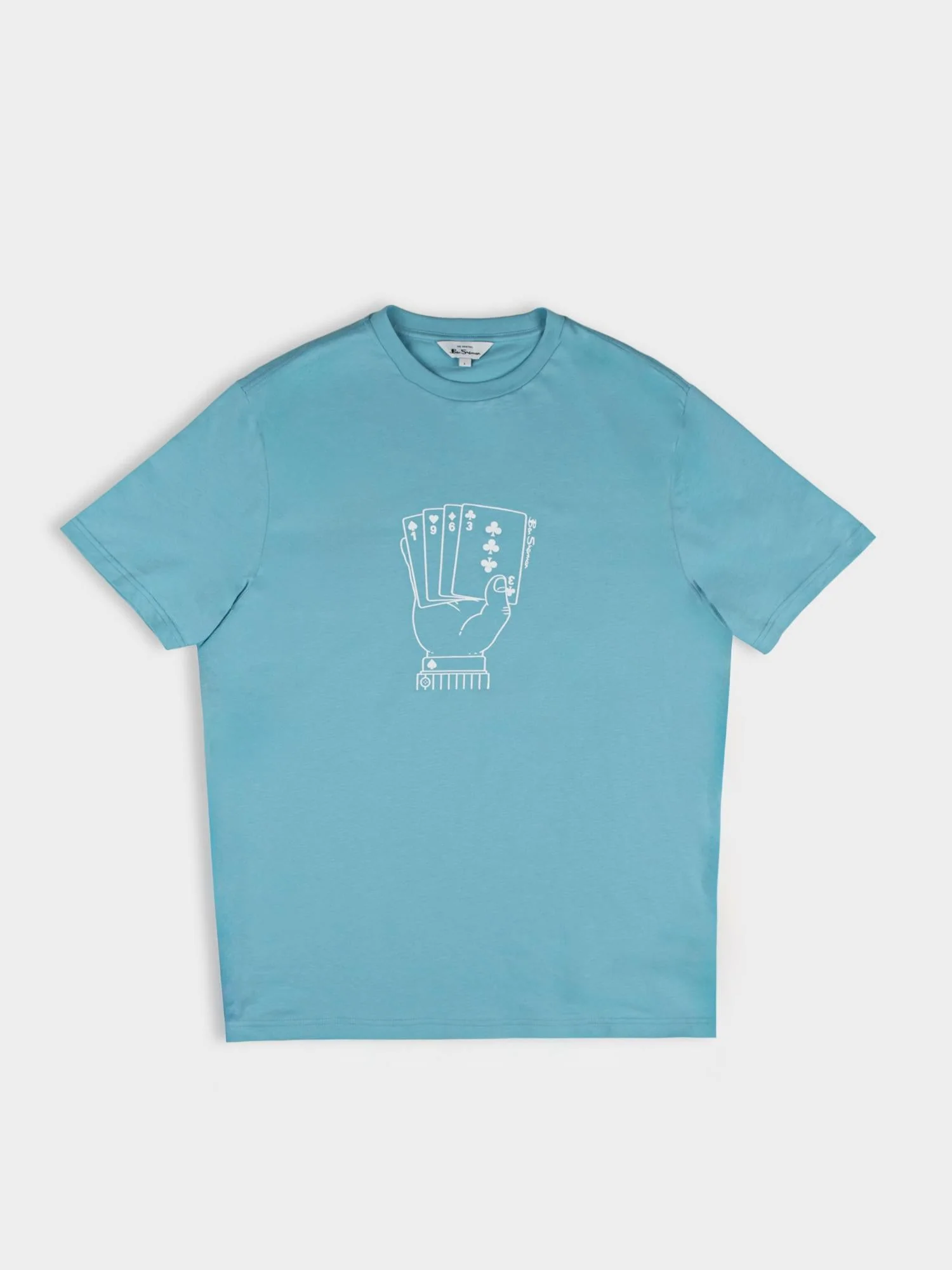 Hidden Ace Tee - Retro Blue - Image 5