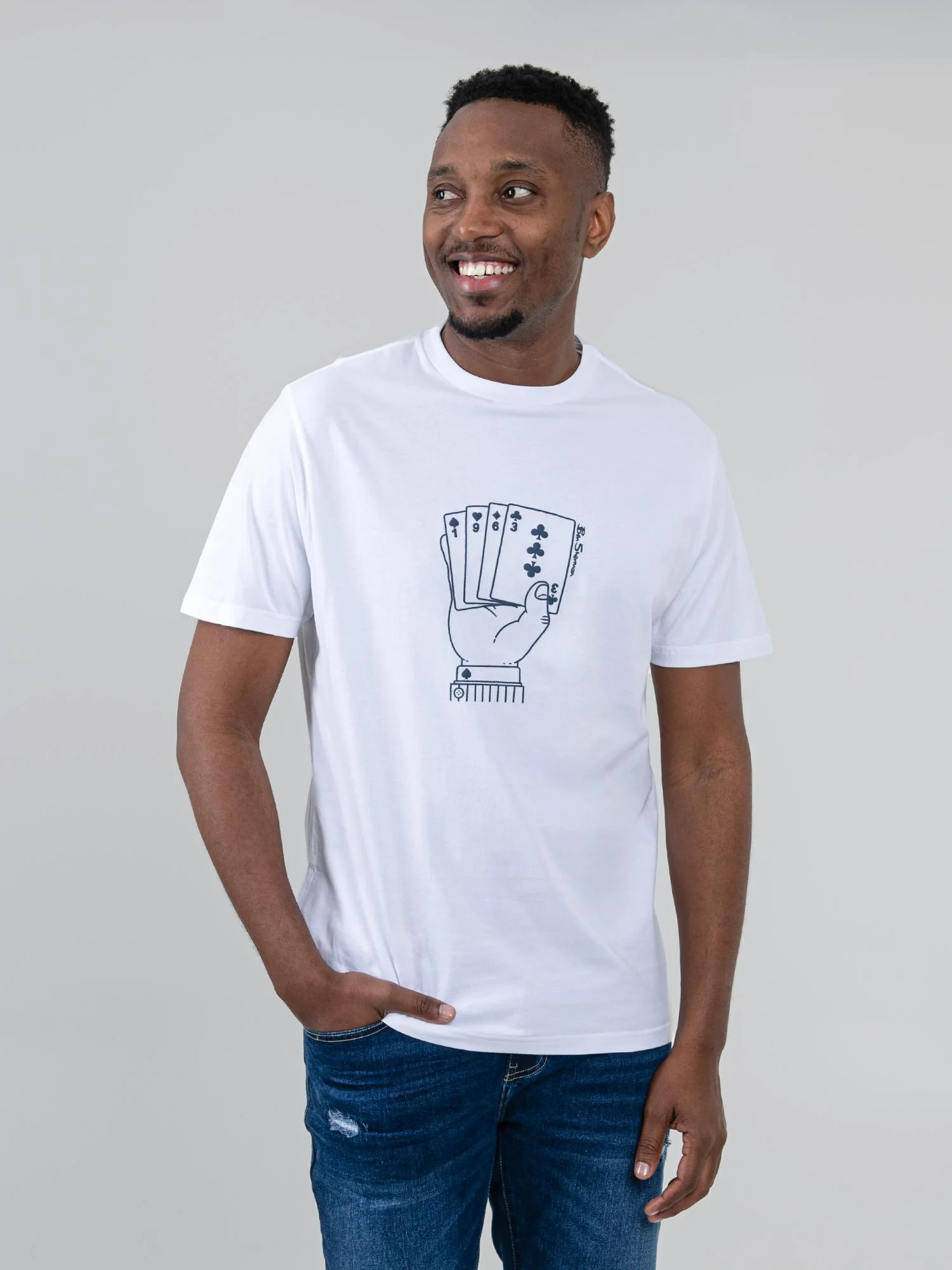 Hidden Ace Tee - White