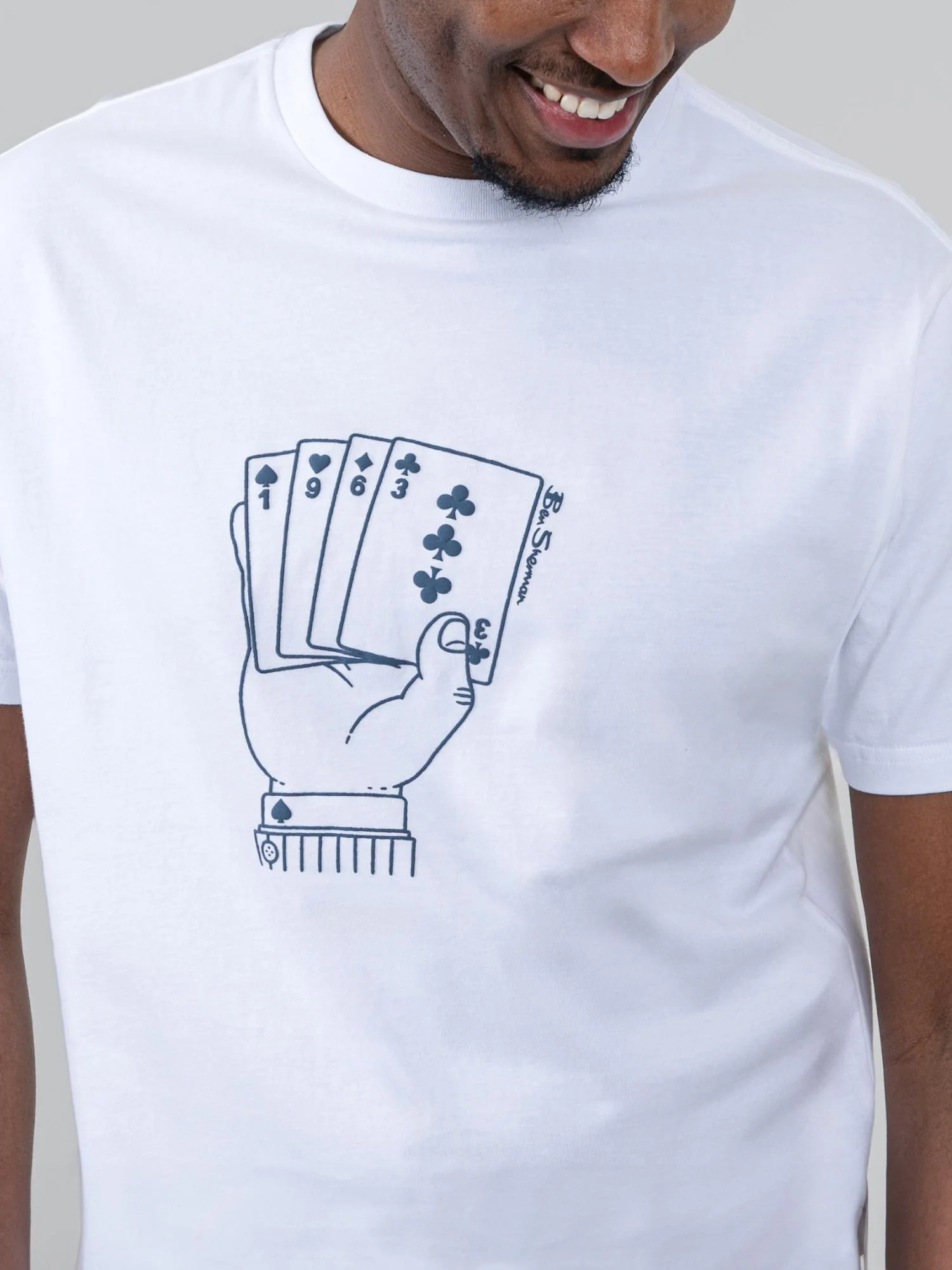 Hidden Ace Tee - White - Image 2