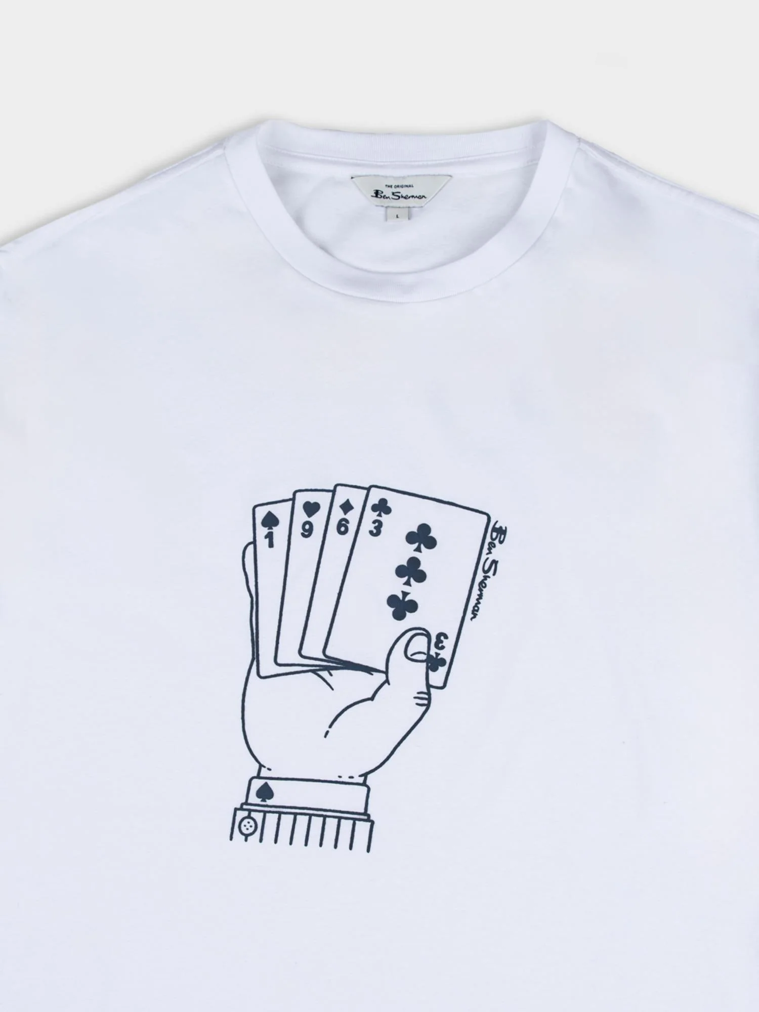 Hidden Ace Tee - White - Image 6