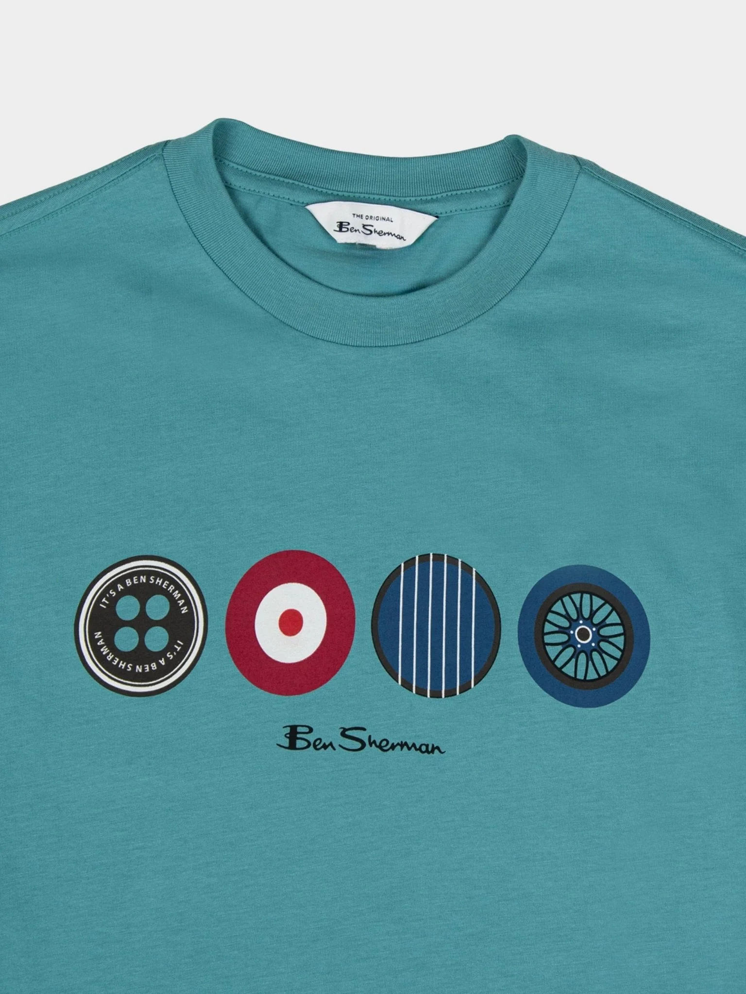 It's a Ben Sherman Tee - Aqua Teal - Image 2