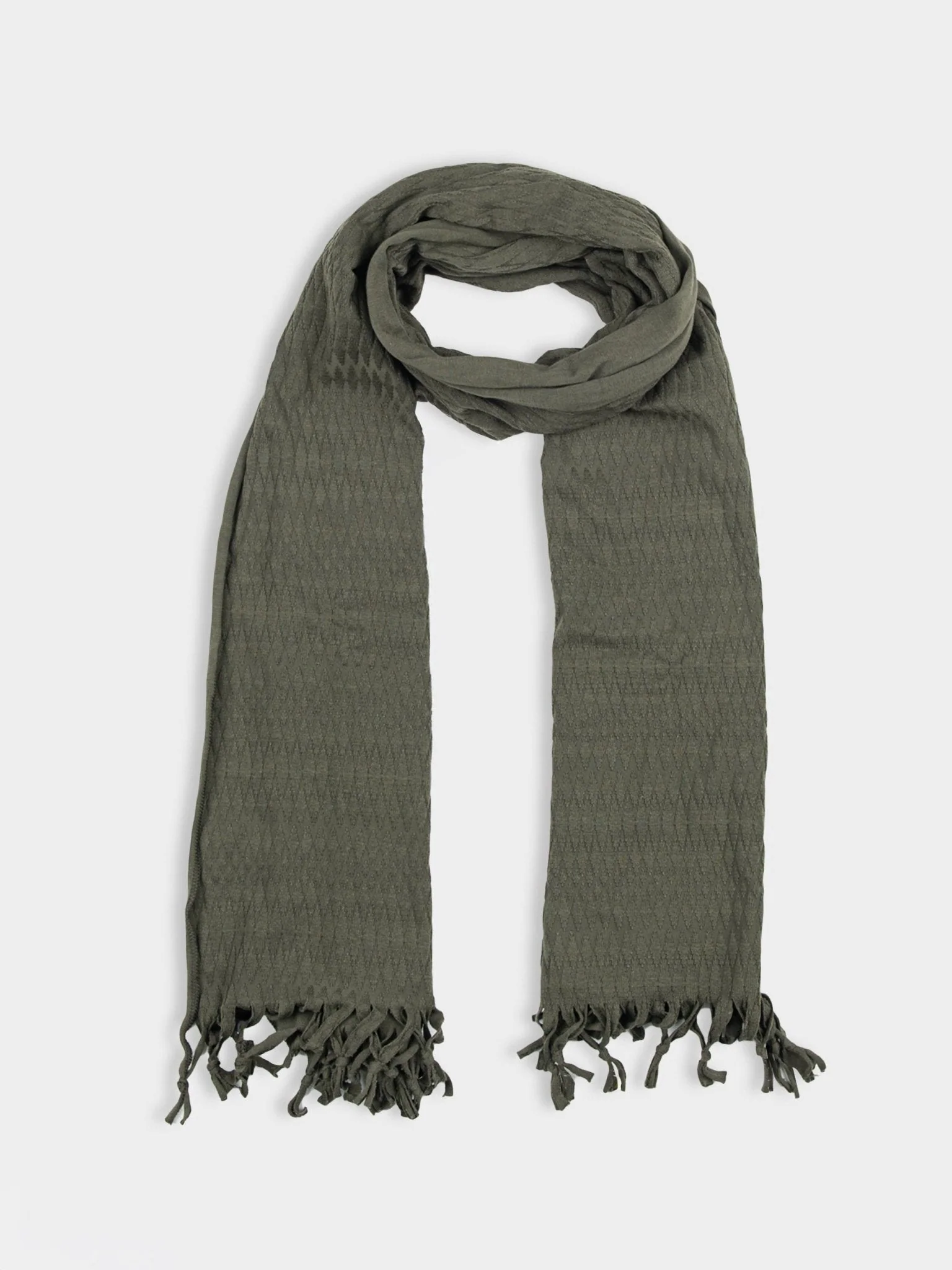 Knit scarf - Olive