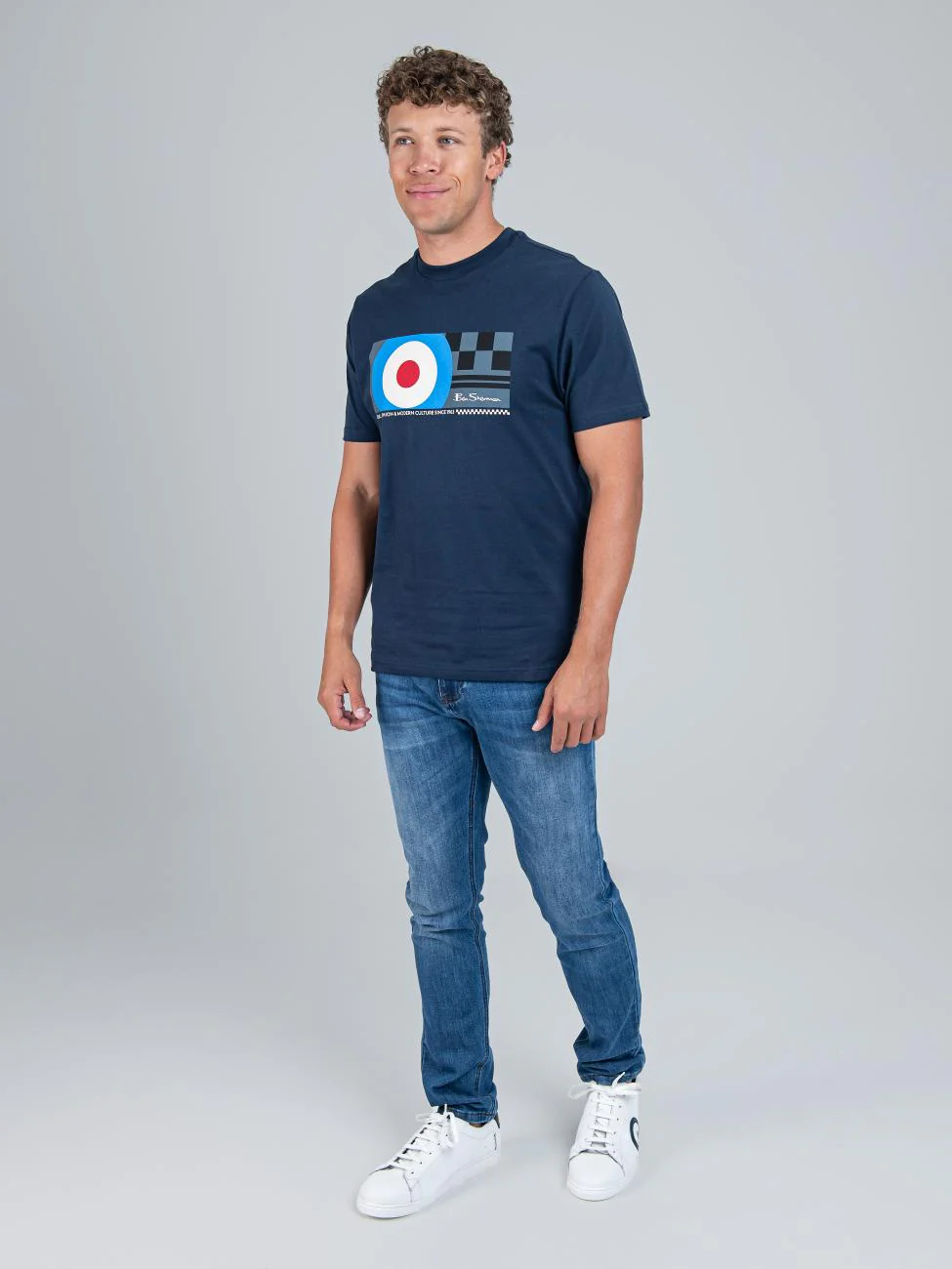 Knock Out Tee - Navy - Image 4