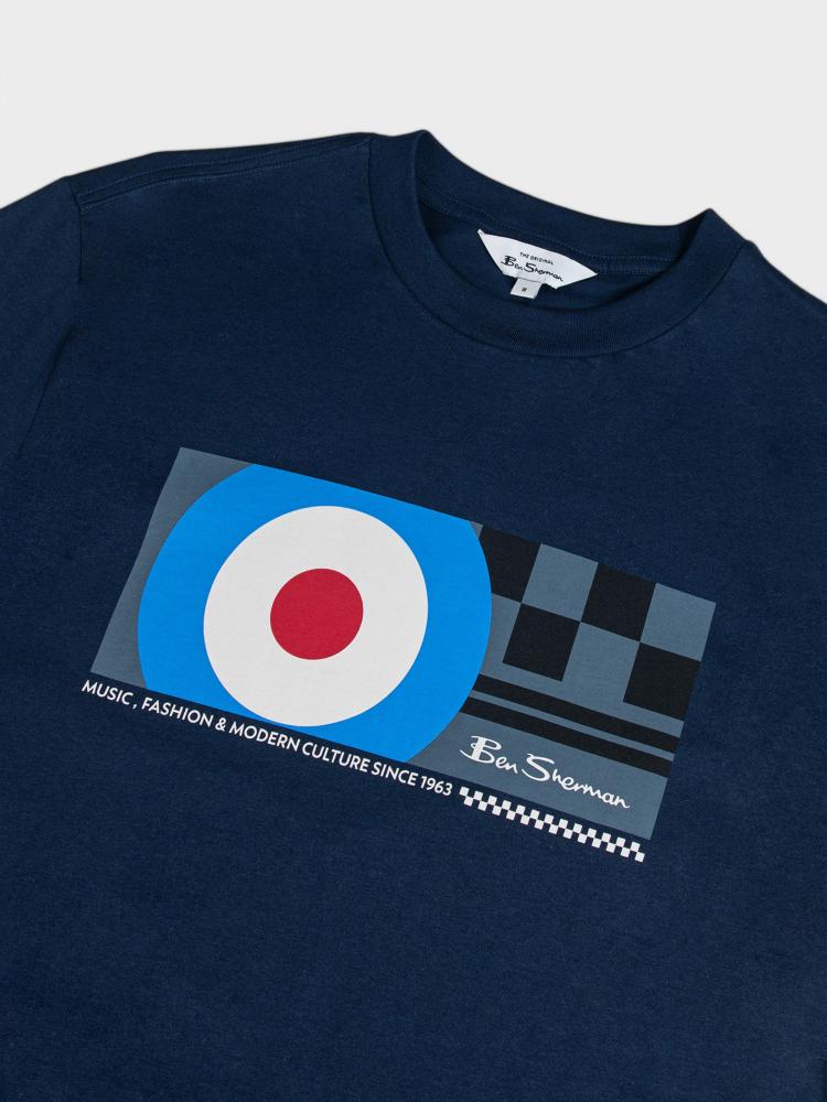 Knock Out Tee - Navy - Image 6