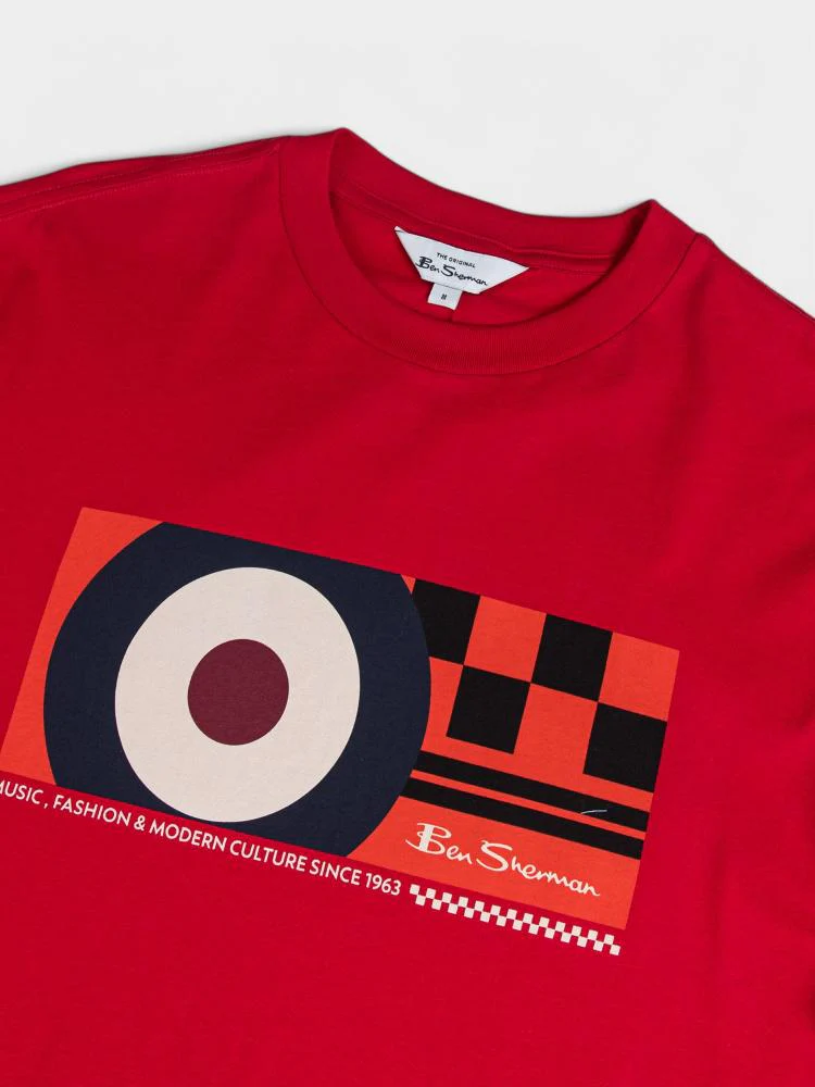 Knock Out Tee - Red - Image 6