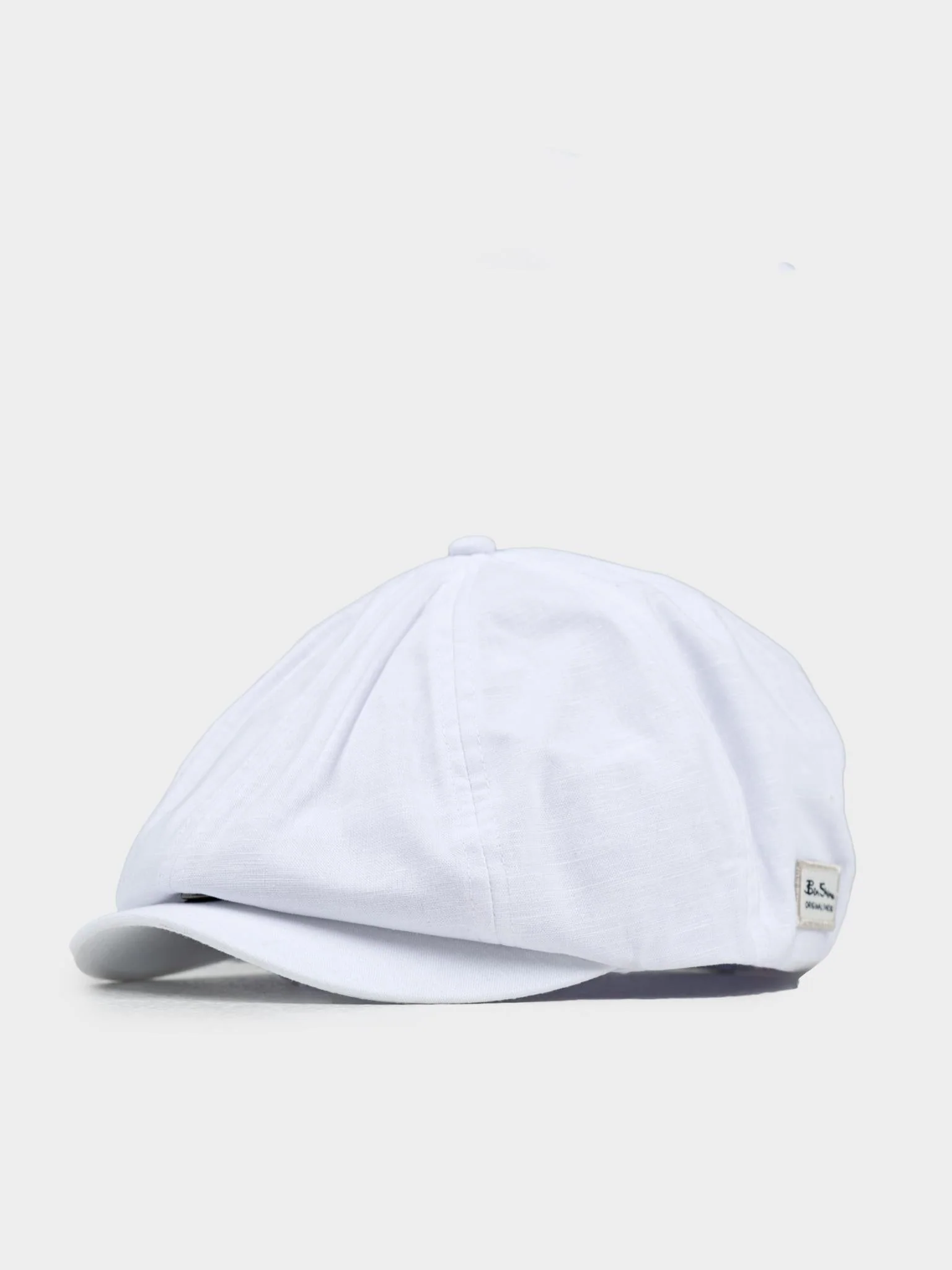 Linen Ivy hat - White