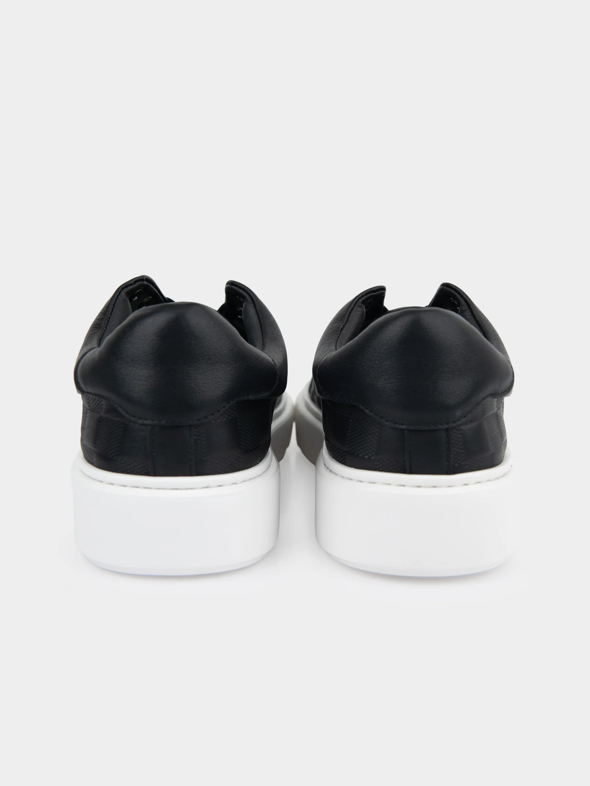LOUIS LEATHER SNEAKER - BLACK - Image 5