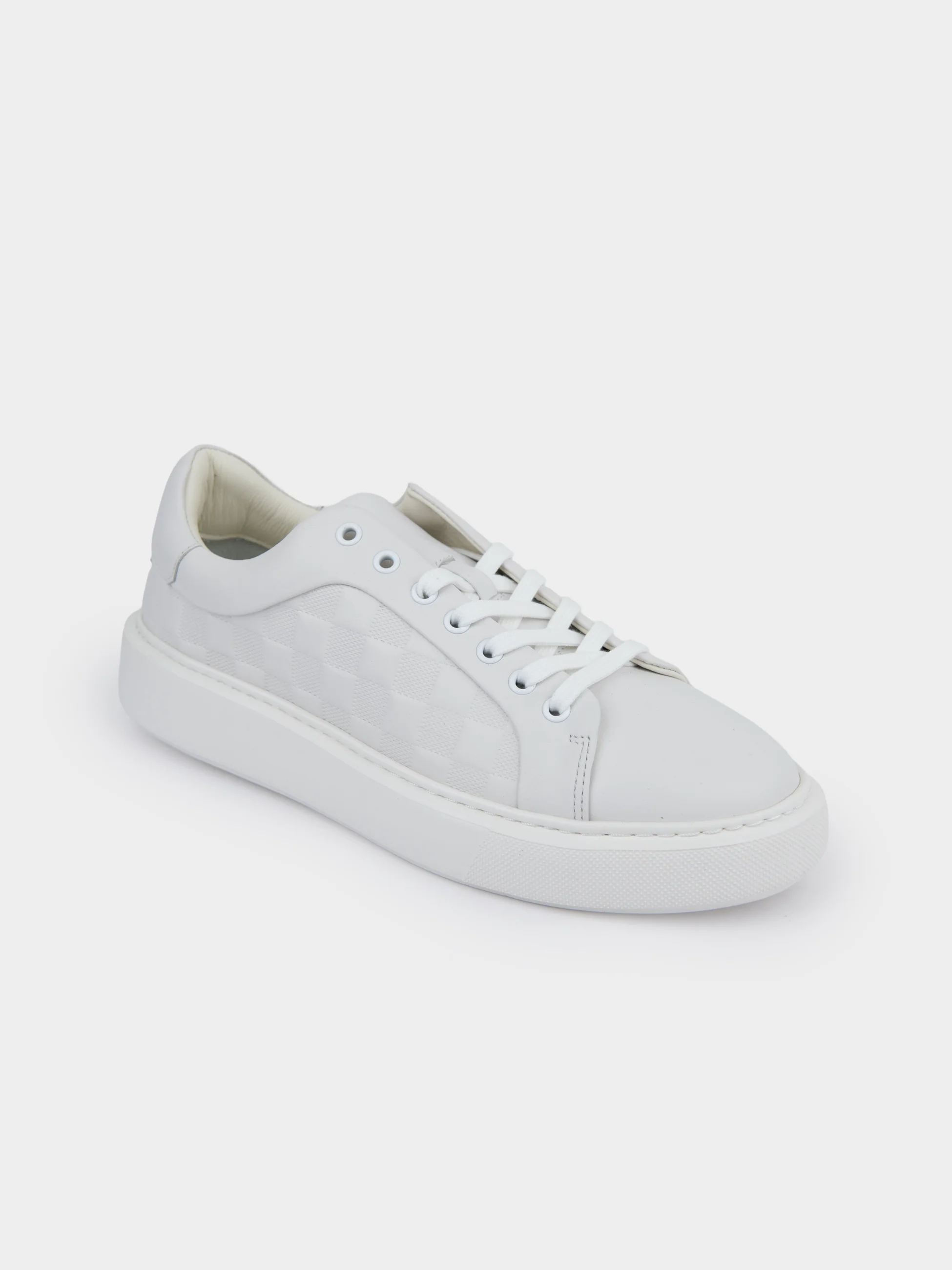 LOUIS LEATHER SNEAKER - WHITE - Image 2