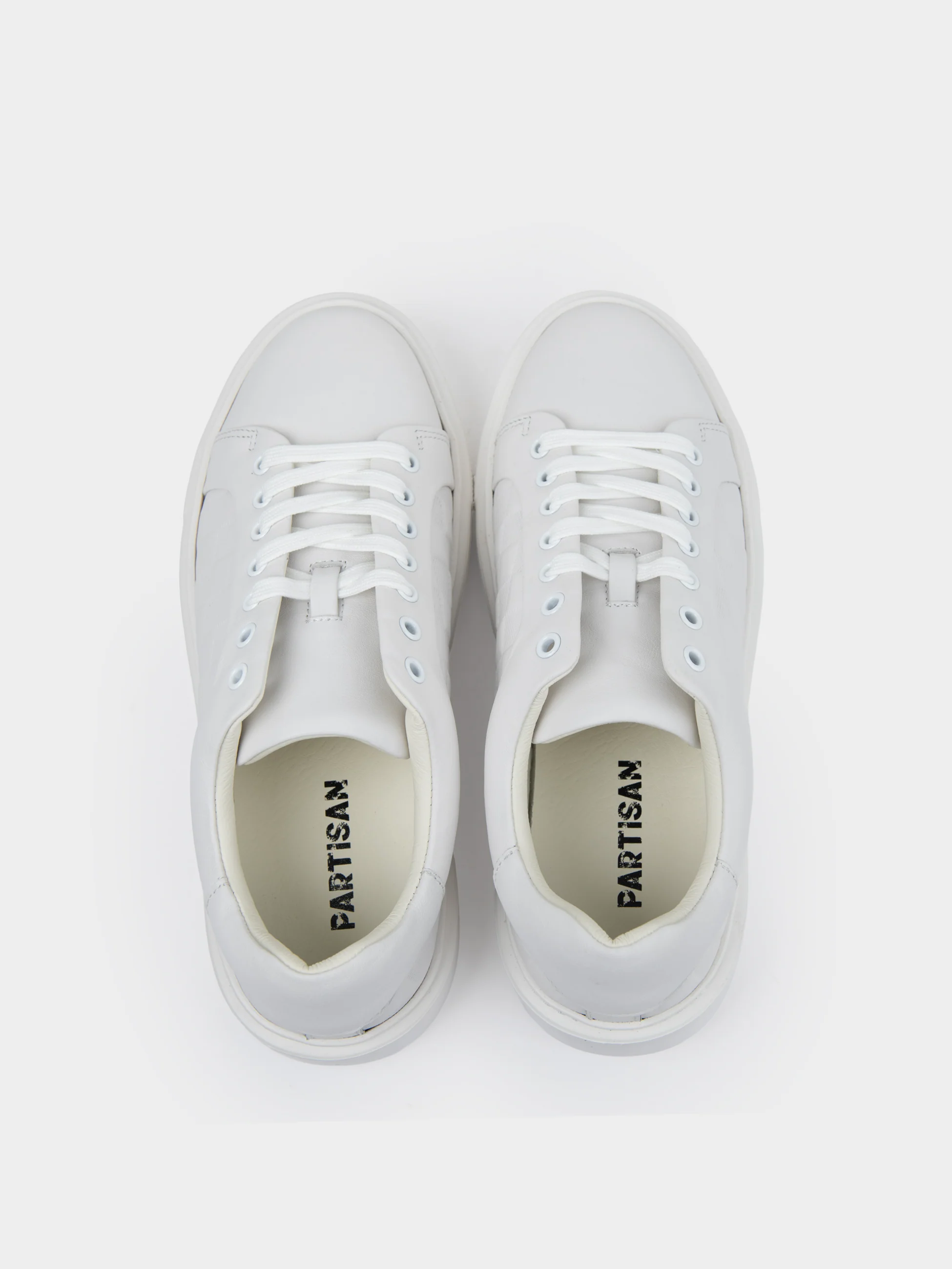 LOUIS LEATHER SNEAKER - WHITE - Image 6