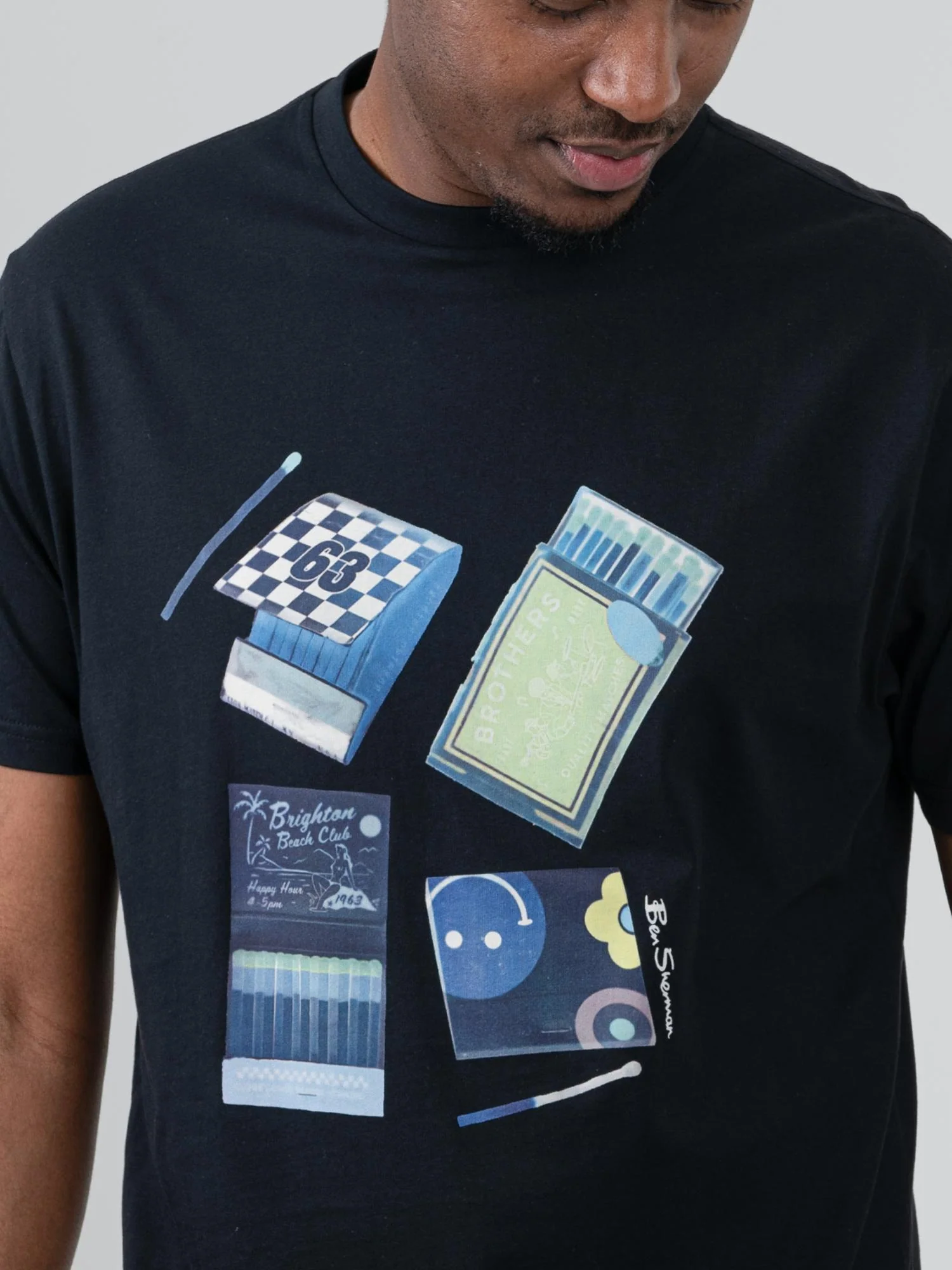 Match Box Tee - Black - Image 2