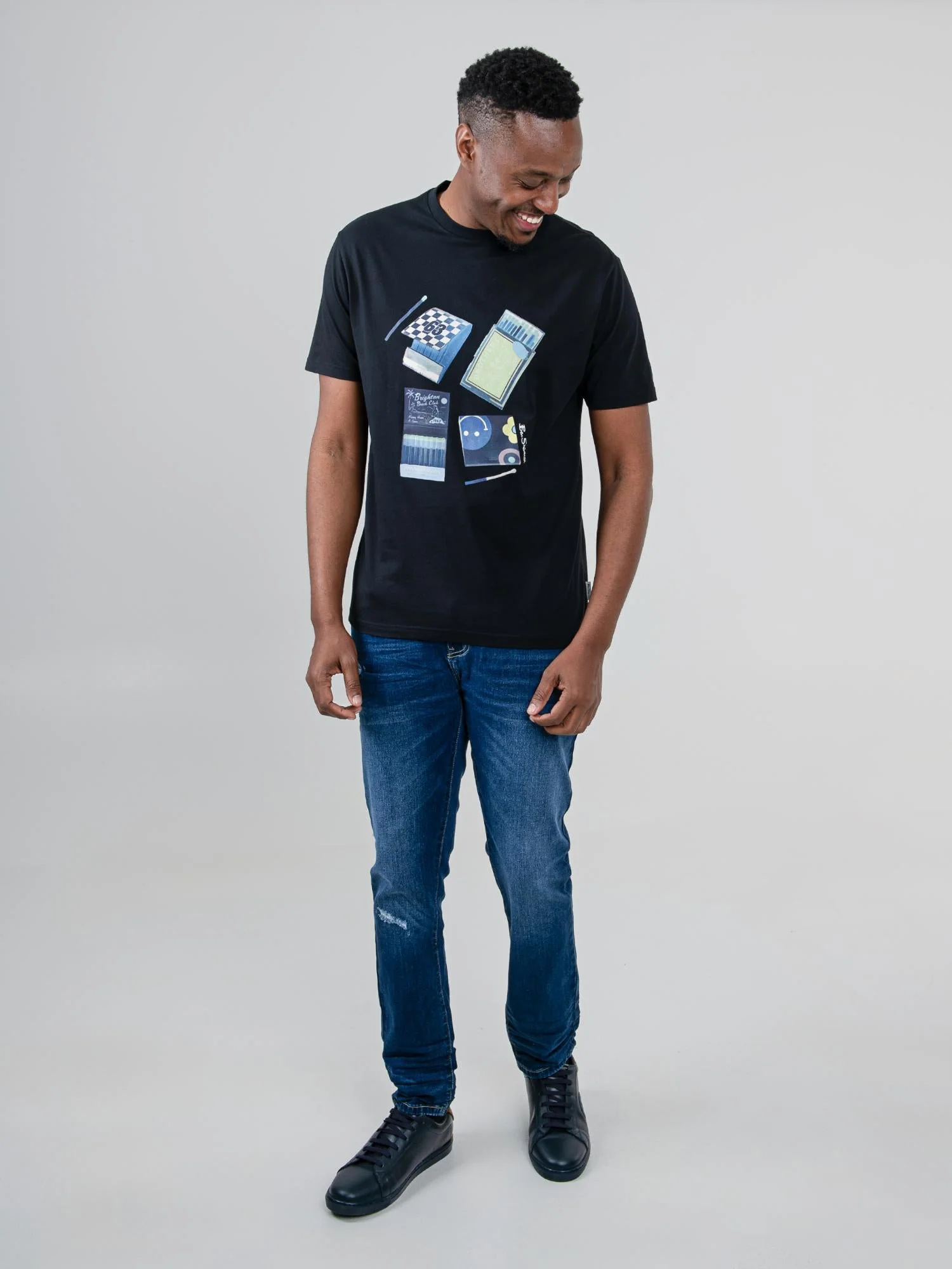 Match Box Tee - Black - Image 4