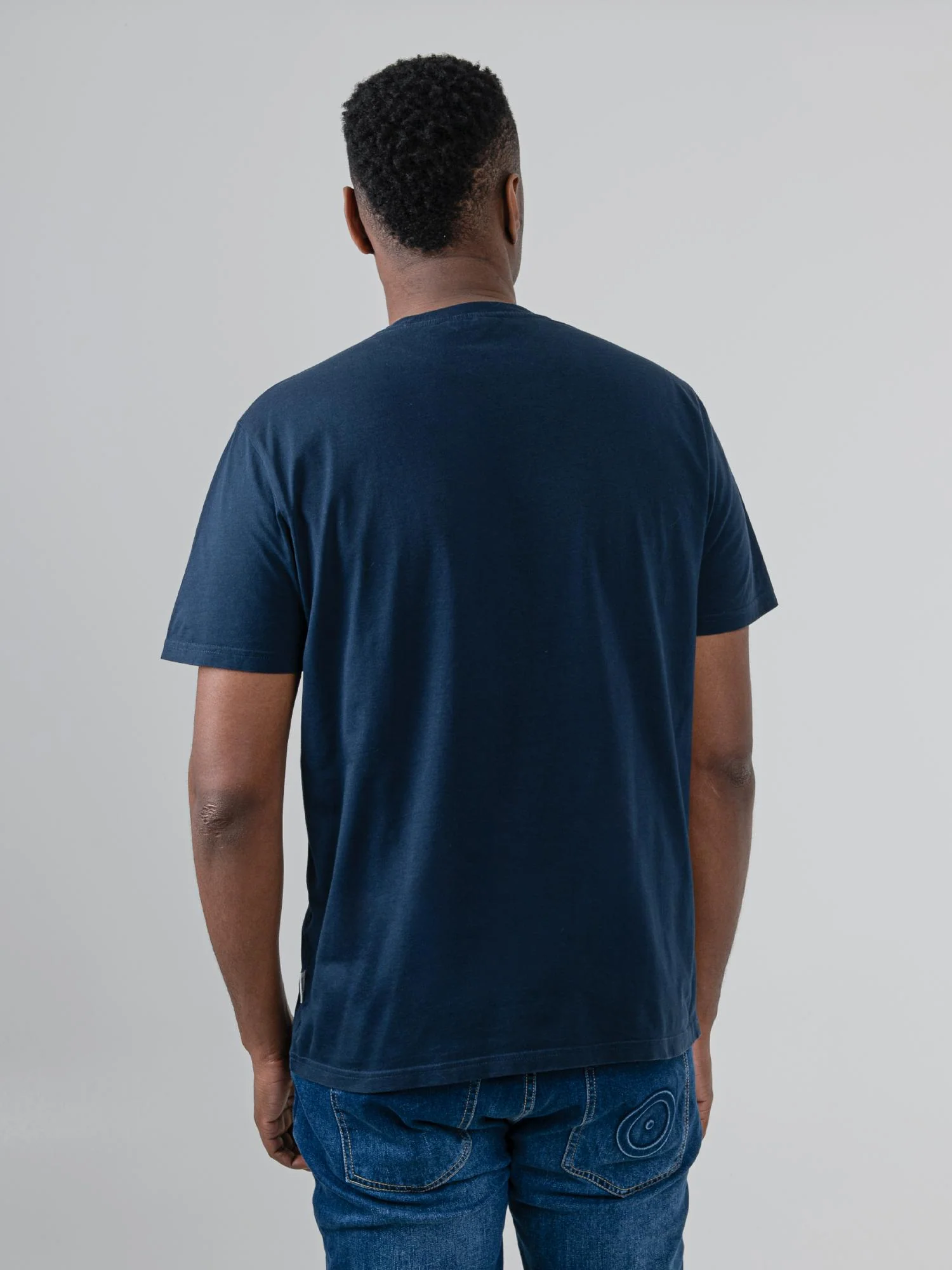 Match Box Tee - Navy - Image 2