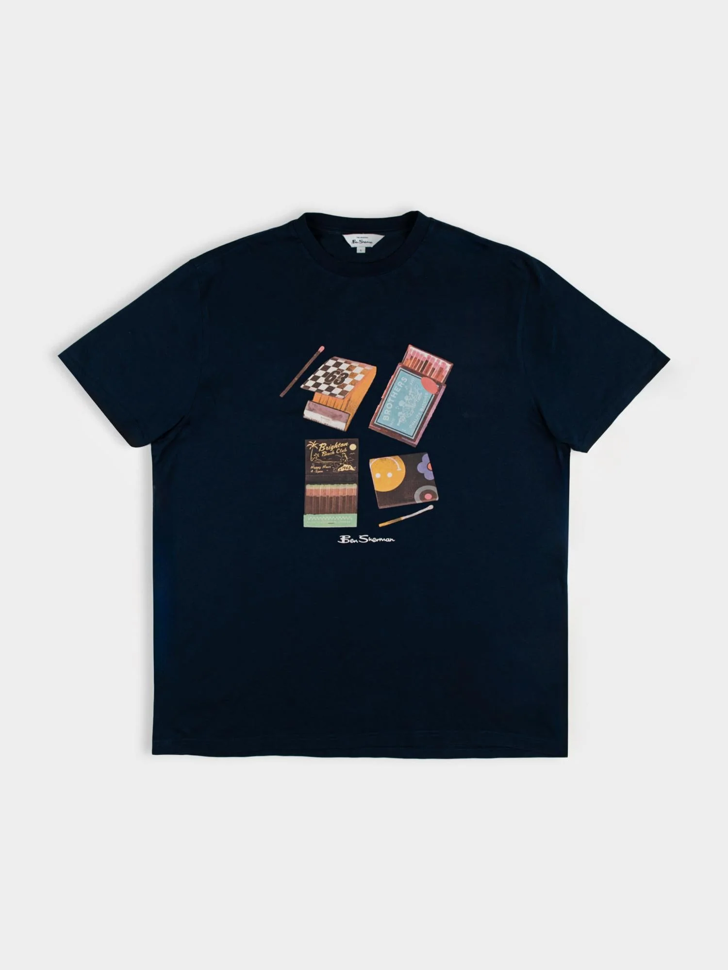 Match Box Tee - Navy - Image 5