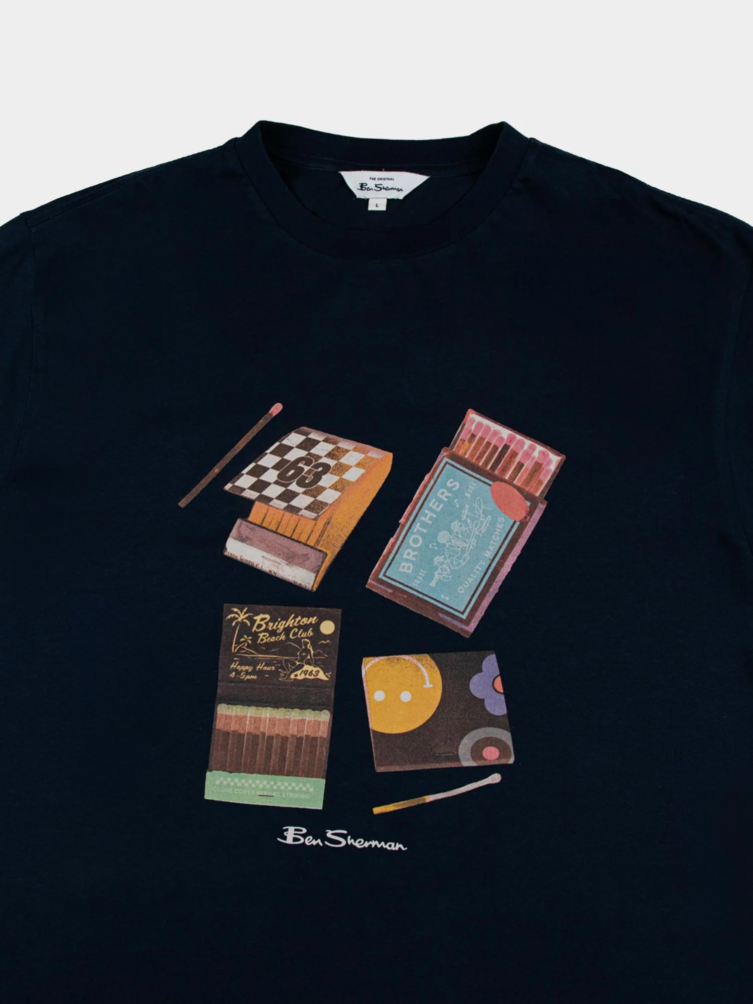 Match Box Tee - Navy - Image 6