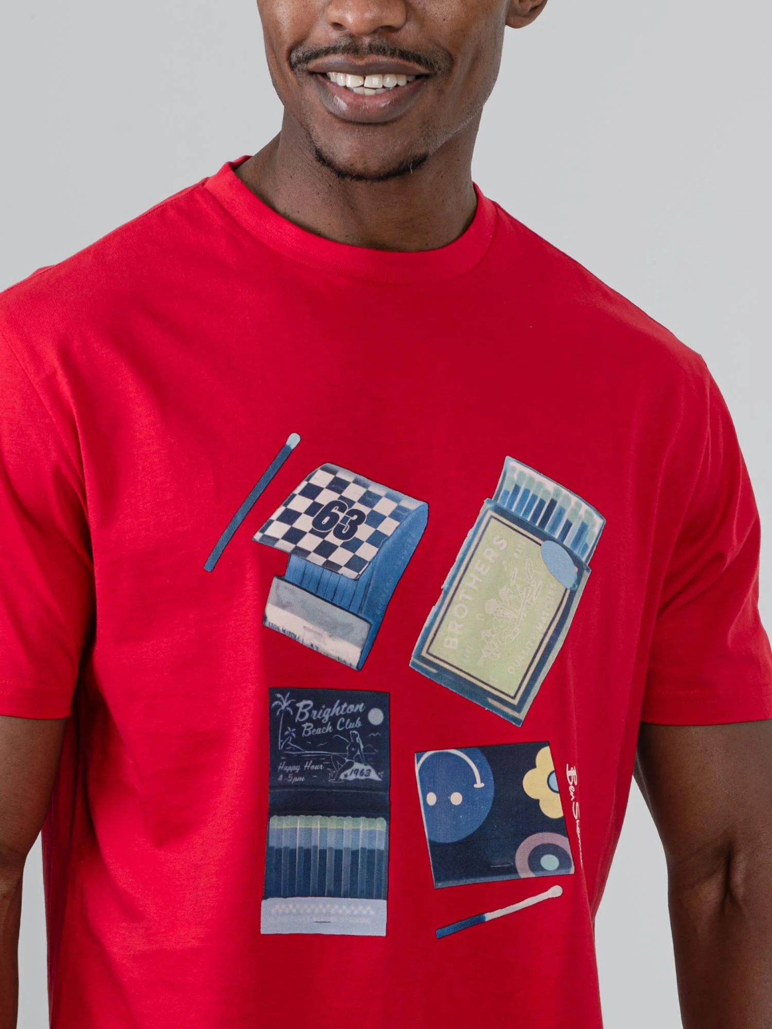 Match Box Tee - Red - Image 3
