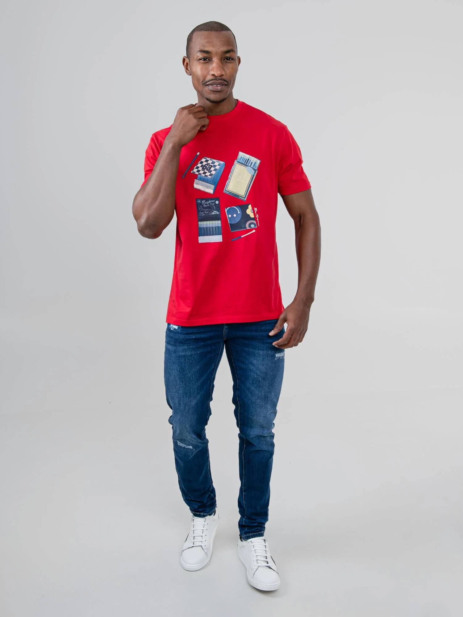 Match Box Tee - Red - Image 4