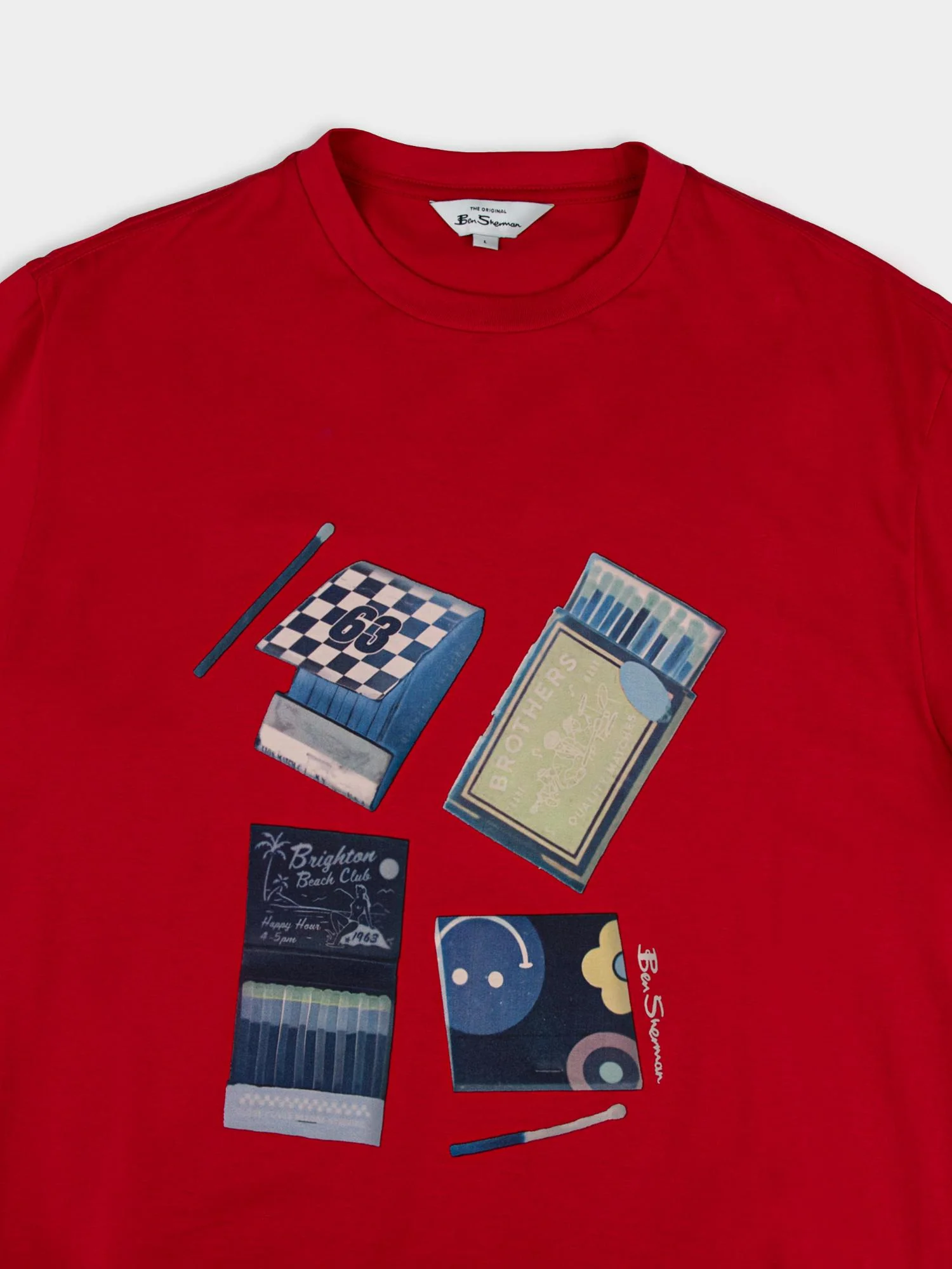 Match Box Tee - Red - Image 6