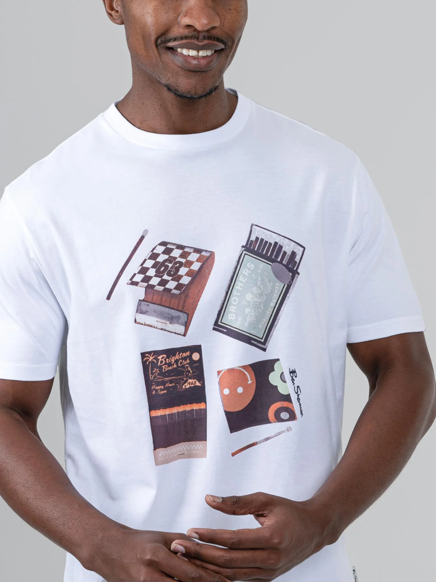 Match Box Tee - White - Image 2