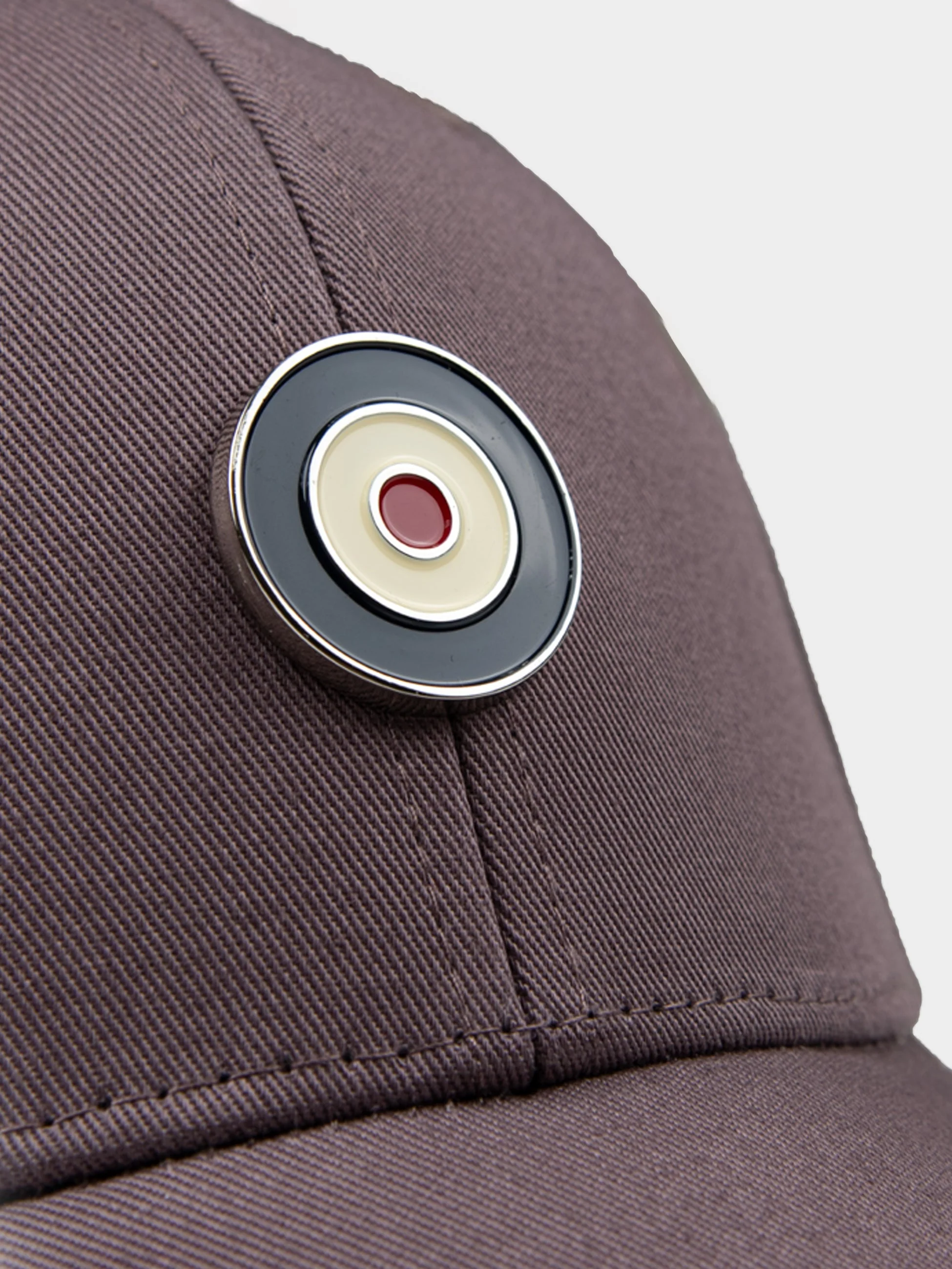Metal Target Badge Cap - Cocoa Powder - Image 4