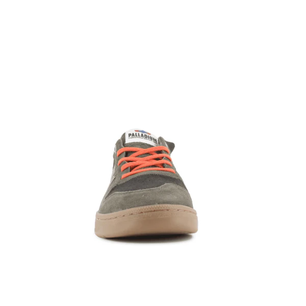 PALLACUP FLAME SUEDE - Beluga / Olive Night - Image 3