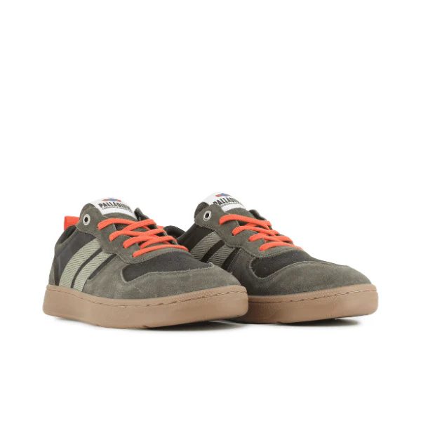 PALLACUP FLAME SUEDE - Beluga / Olive Night - Image 6