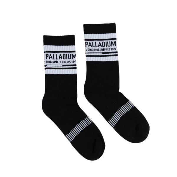 PALLADIUM STRIPE SOCKS - BLACK