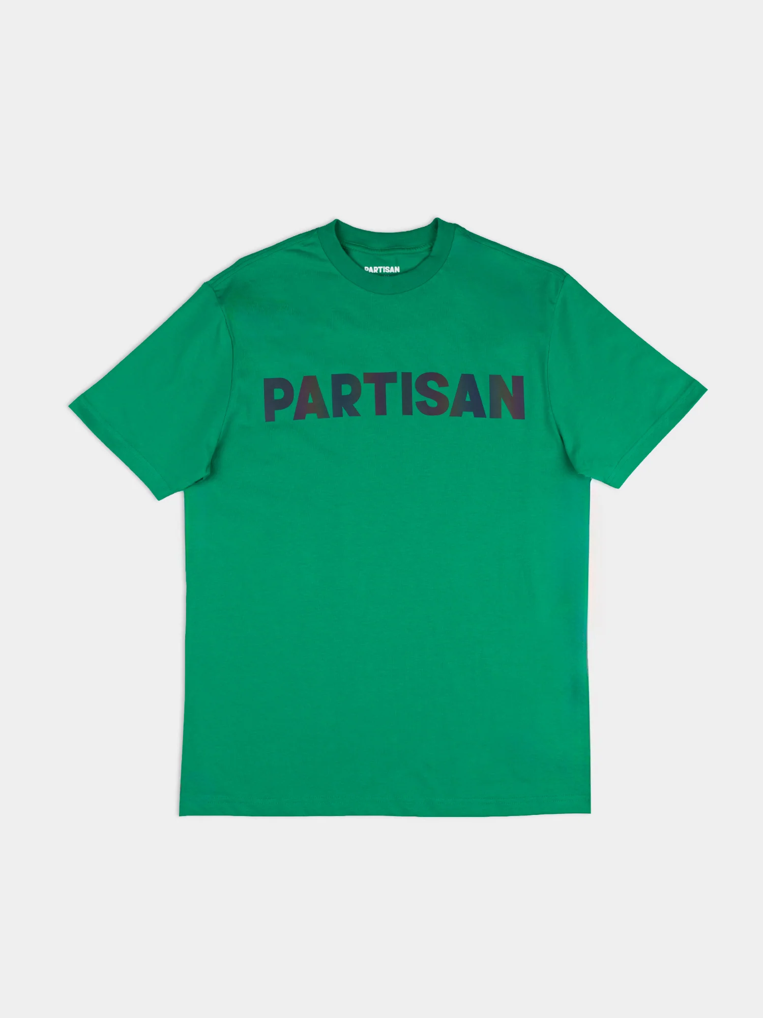 Partisan Reflective Print Tee - Staford Green