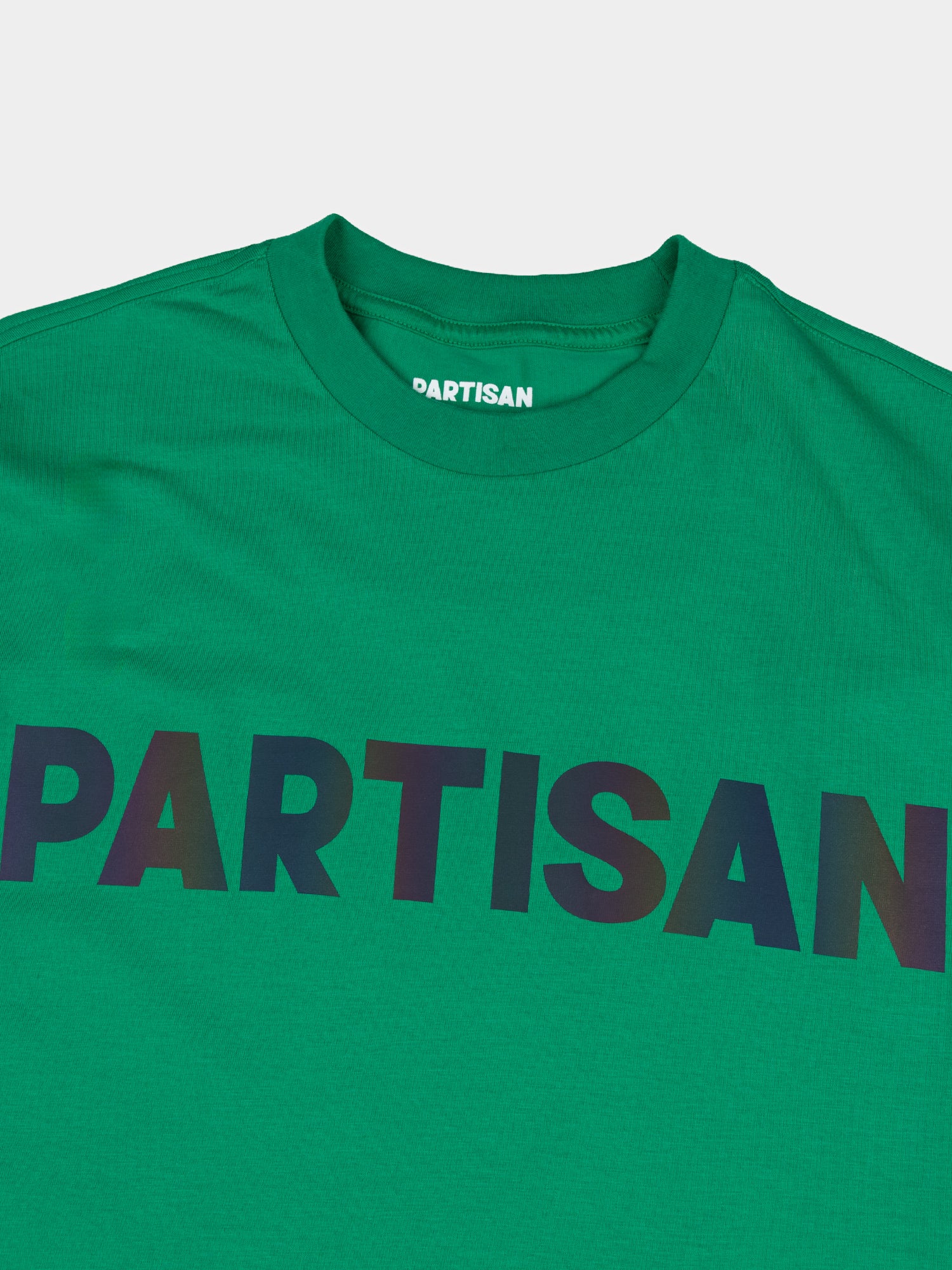 Partisan Reflective Print Tee - Staford Green - Image 2