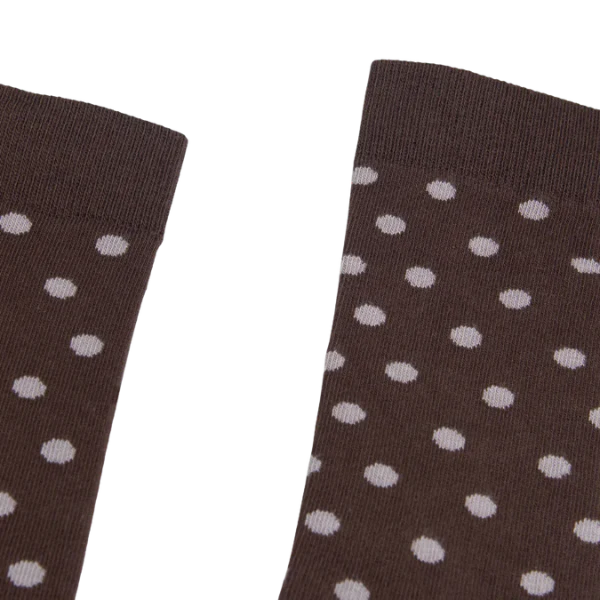 Partisan Socks - Burgundy Polka - Image 2