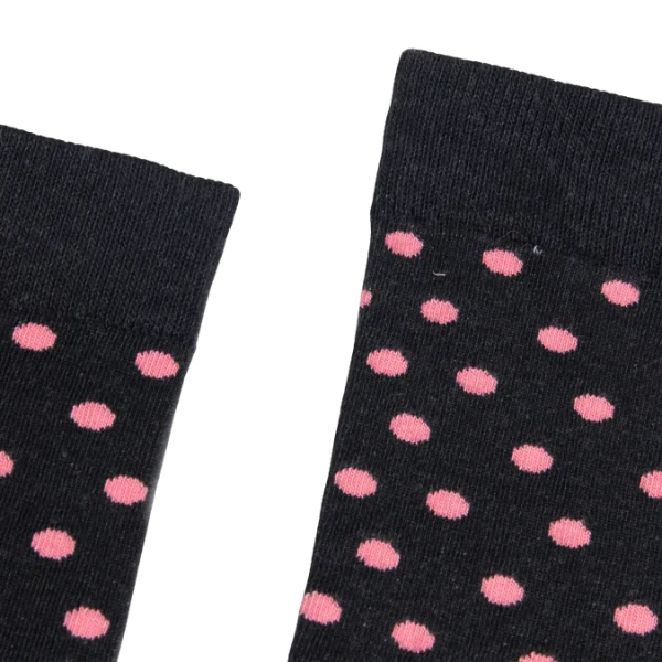 Partisan Socks - Chocolate Pink Polka - Image 2