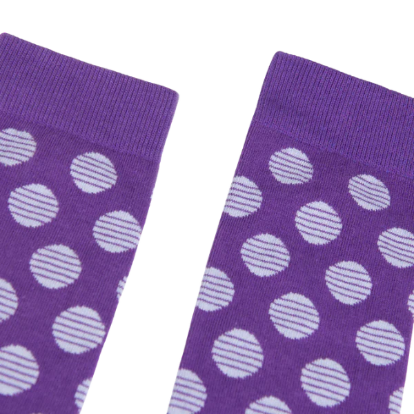 Partisan Socks - Purple Dots - Image 2