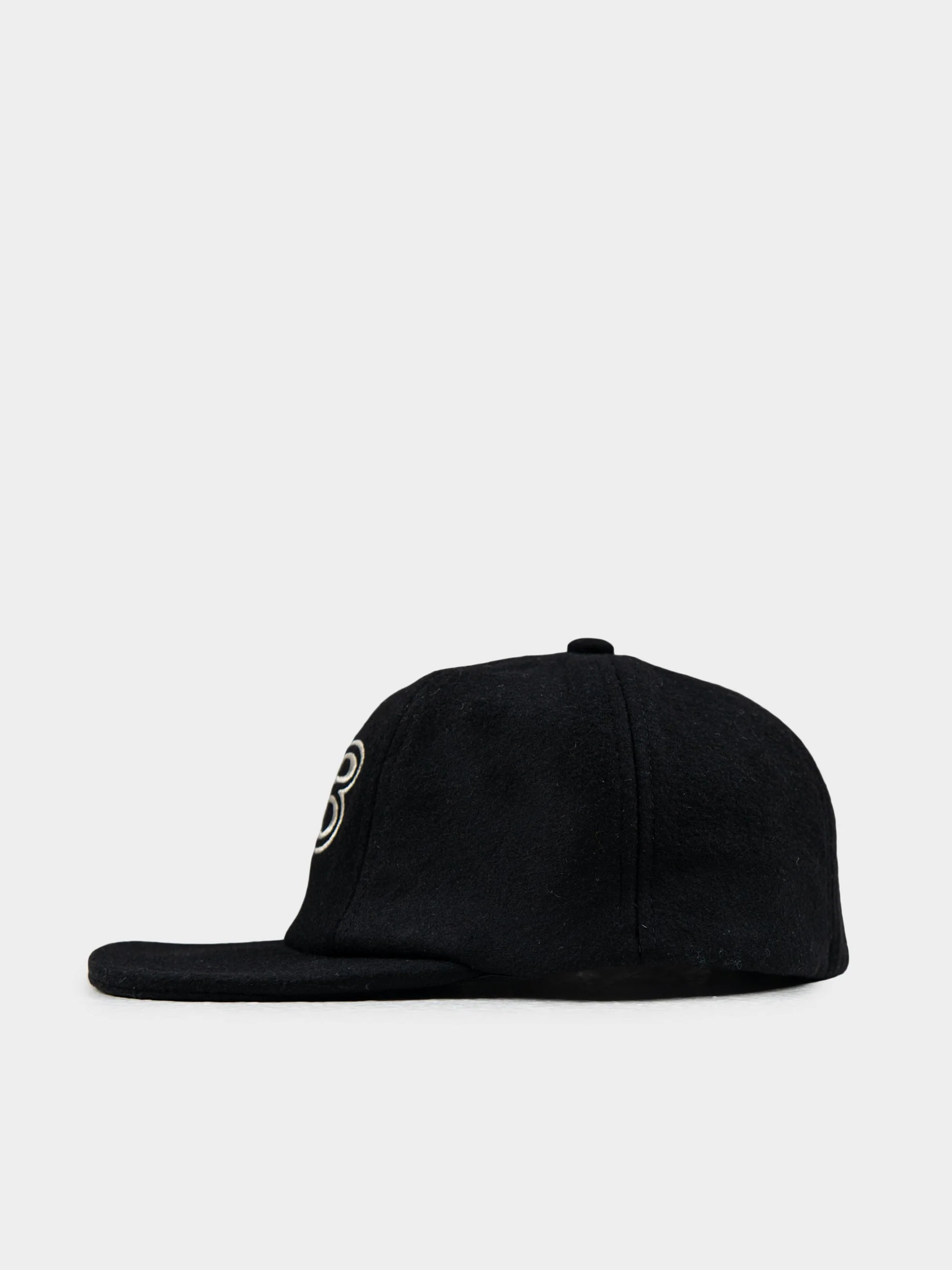 Preppy Wool Blend Cap - Black - Image 2