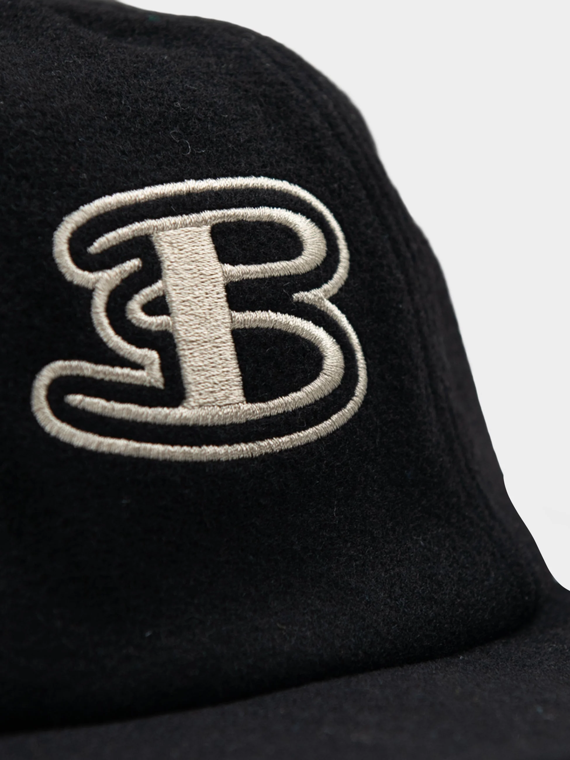 Preppy Wool Blend Cap - Black - Image 4