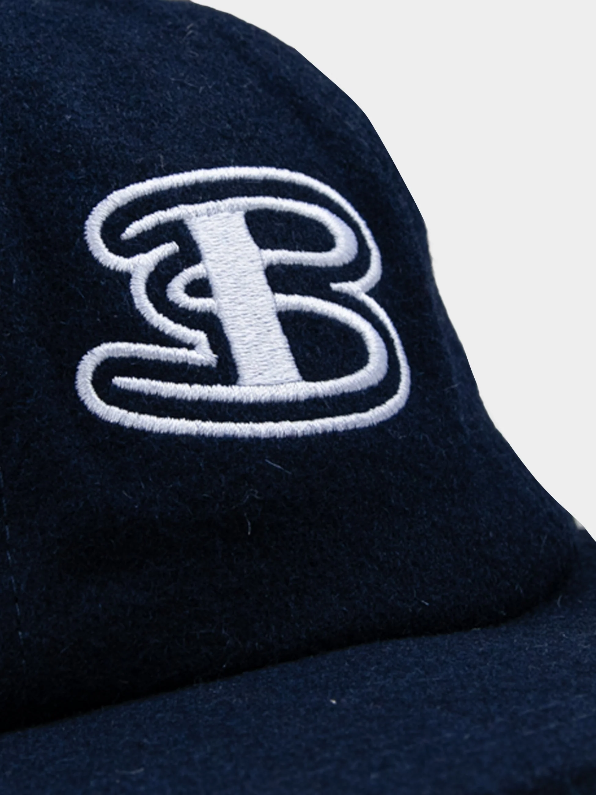 Preppy Wool Blend Cap - Navy - Image 4