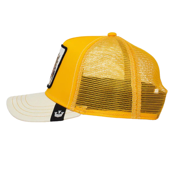 Roofed Lizard Trucker Cap - Yellow - Image 3