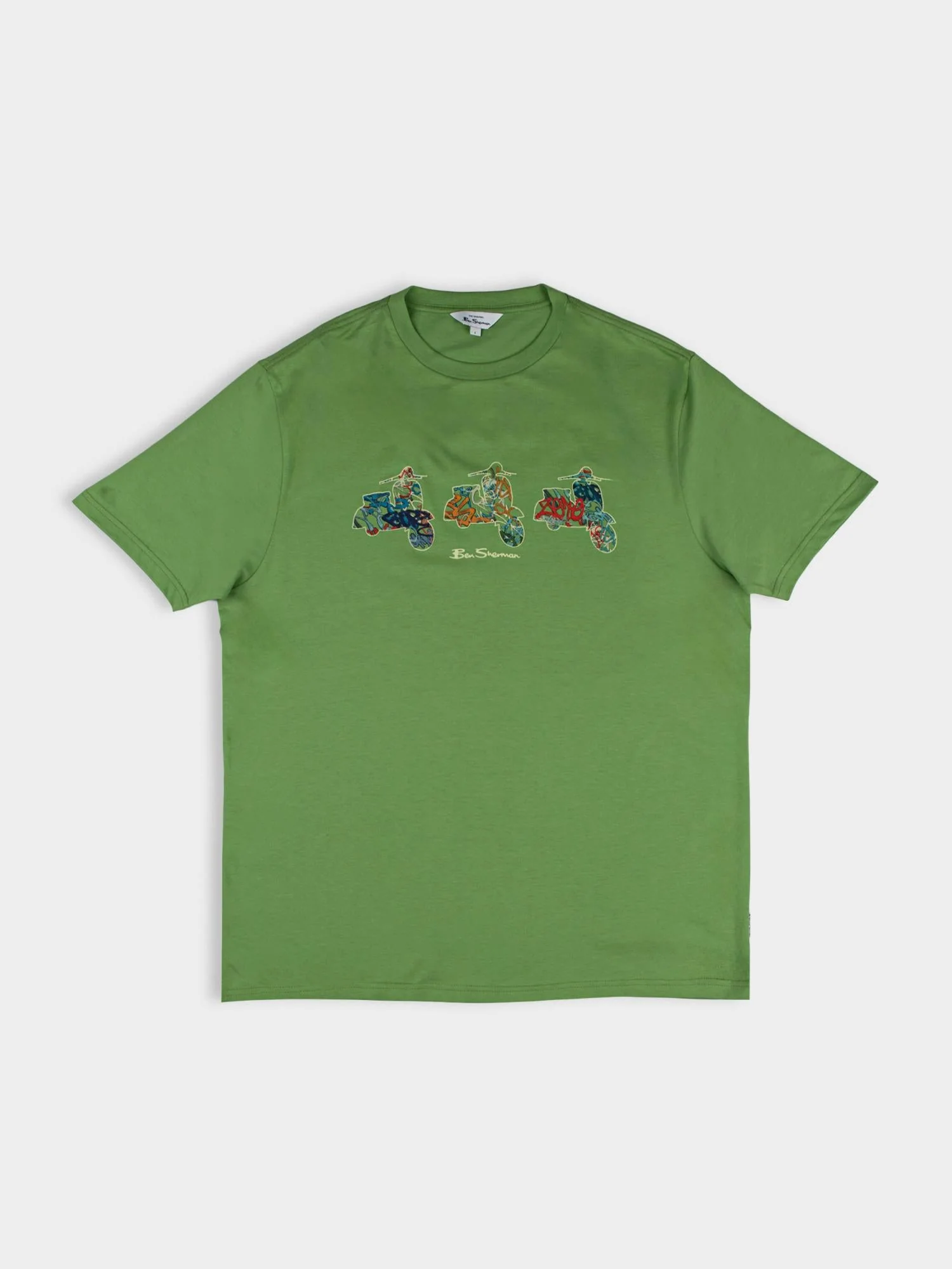 Scooter Spray Tee - Piquant Green - Image 5