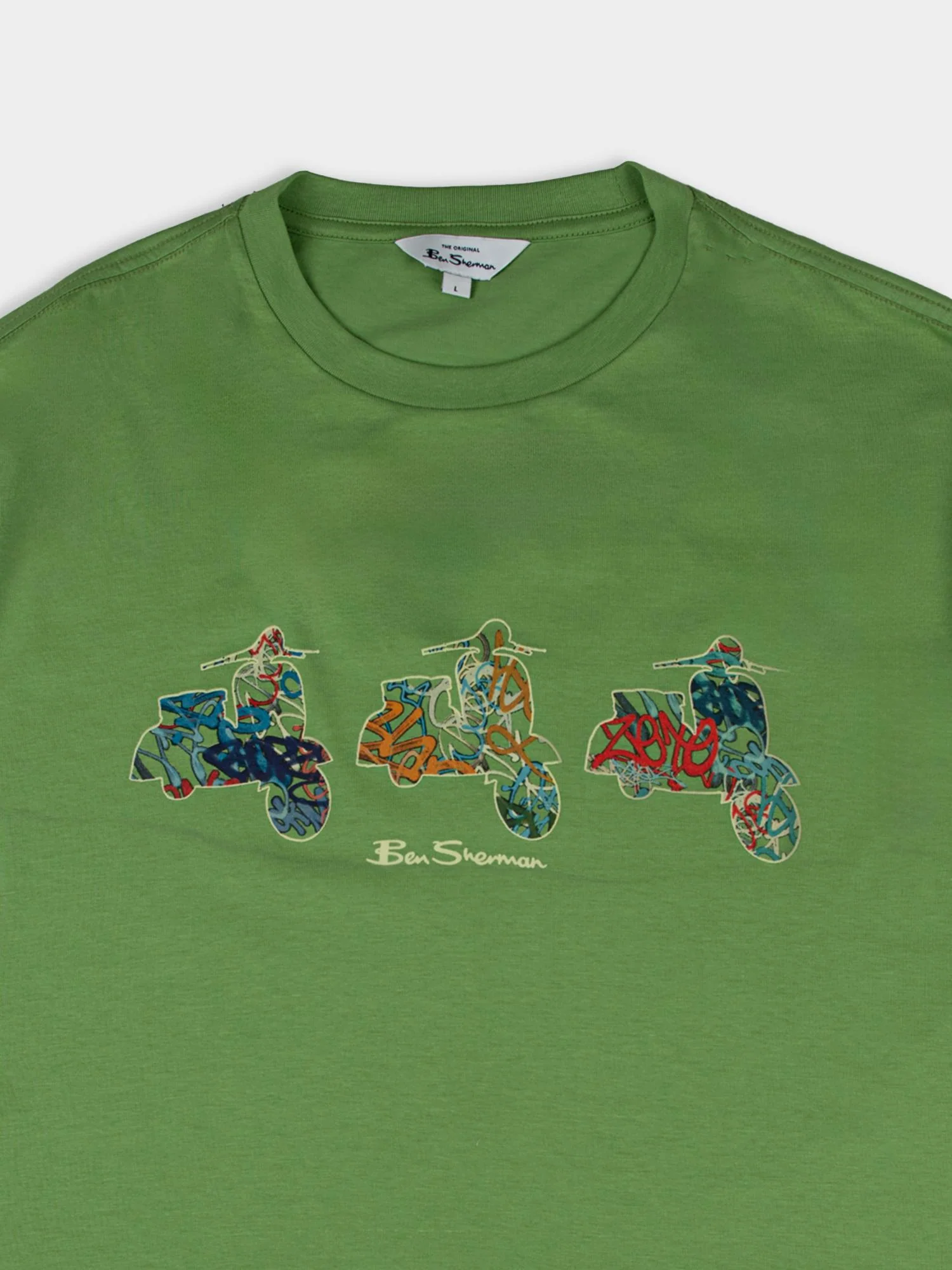 Scooter Spray Tee - Piquant Green - Image 6