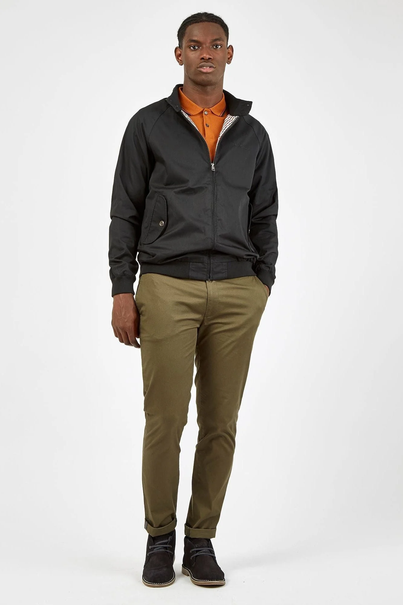 Signature Harrington Jacket - Black - Image 3