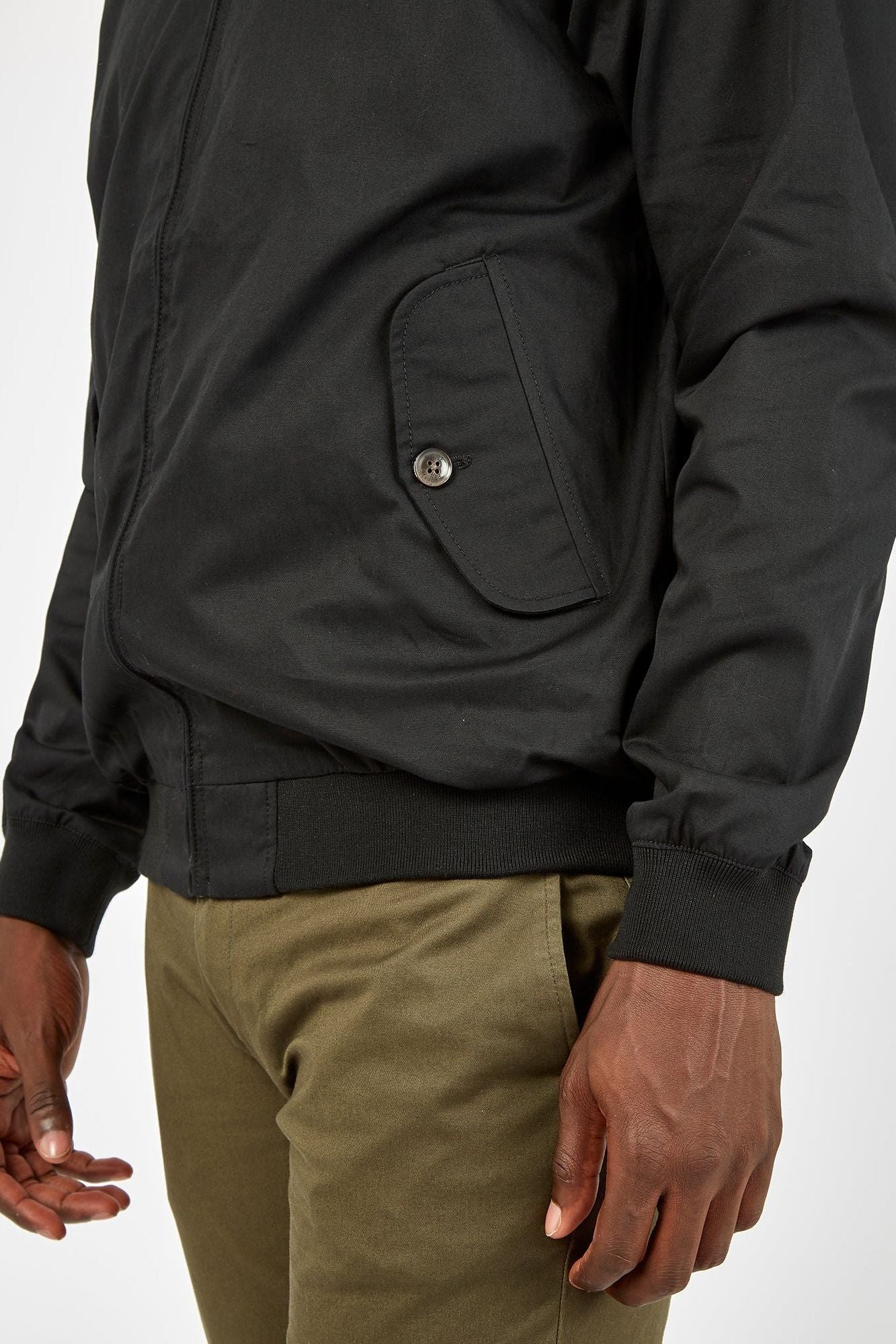 Signature Harrington Jacket - Black - Image 4
