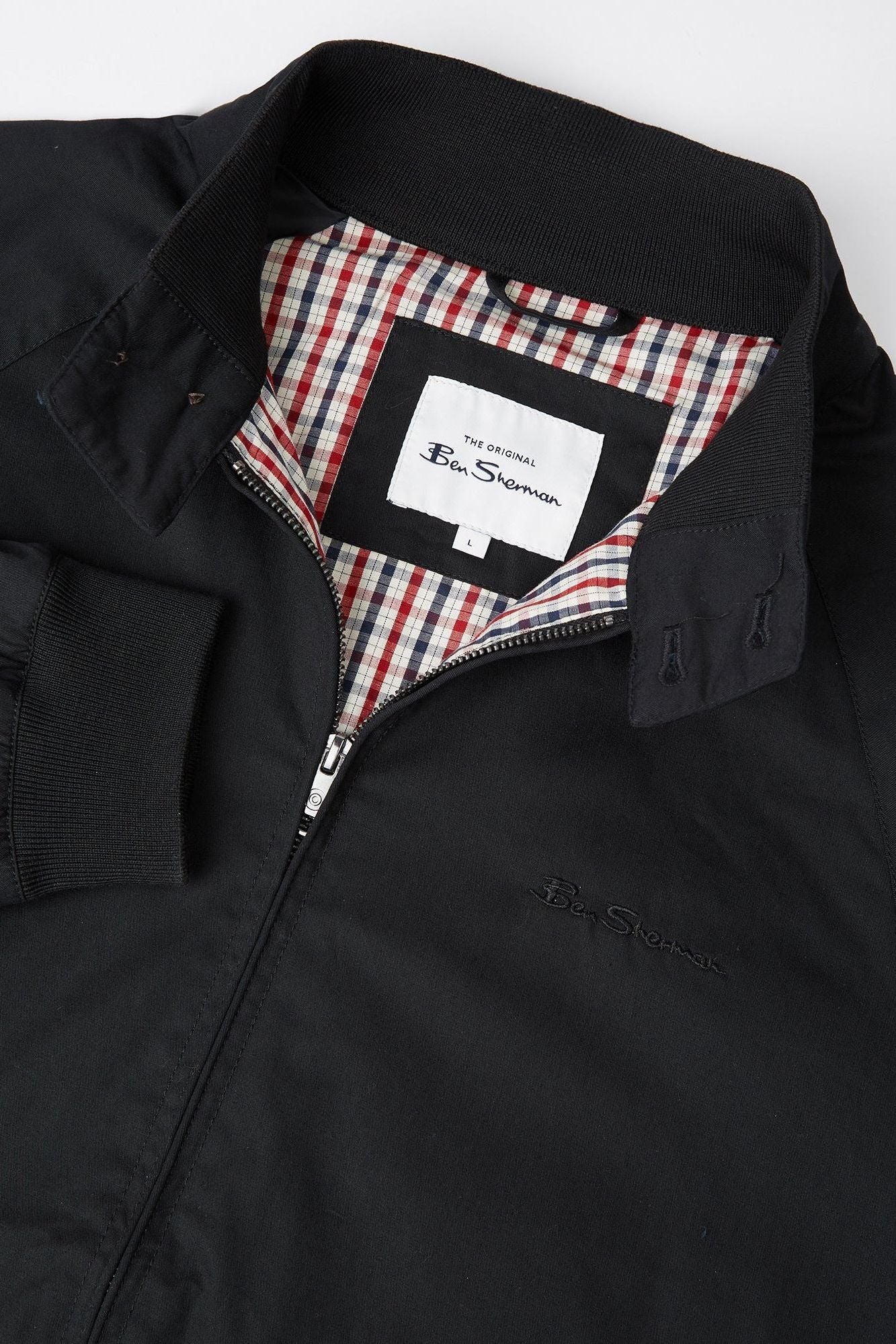 Signature Harrington Jacket - Black - Image 6