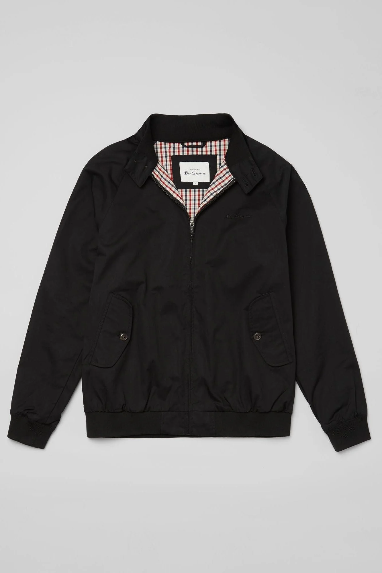 Signature Harrington Jacket - Black - Image 7
