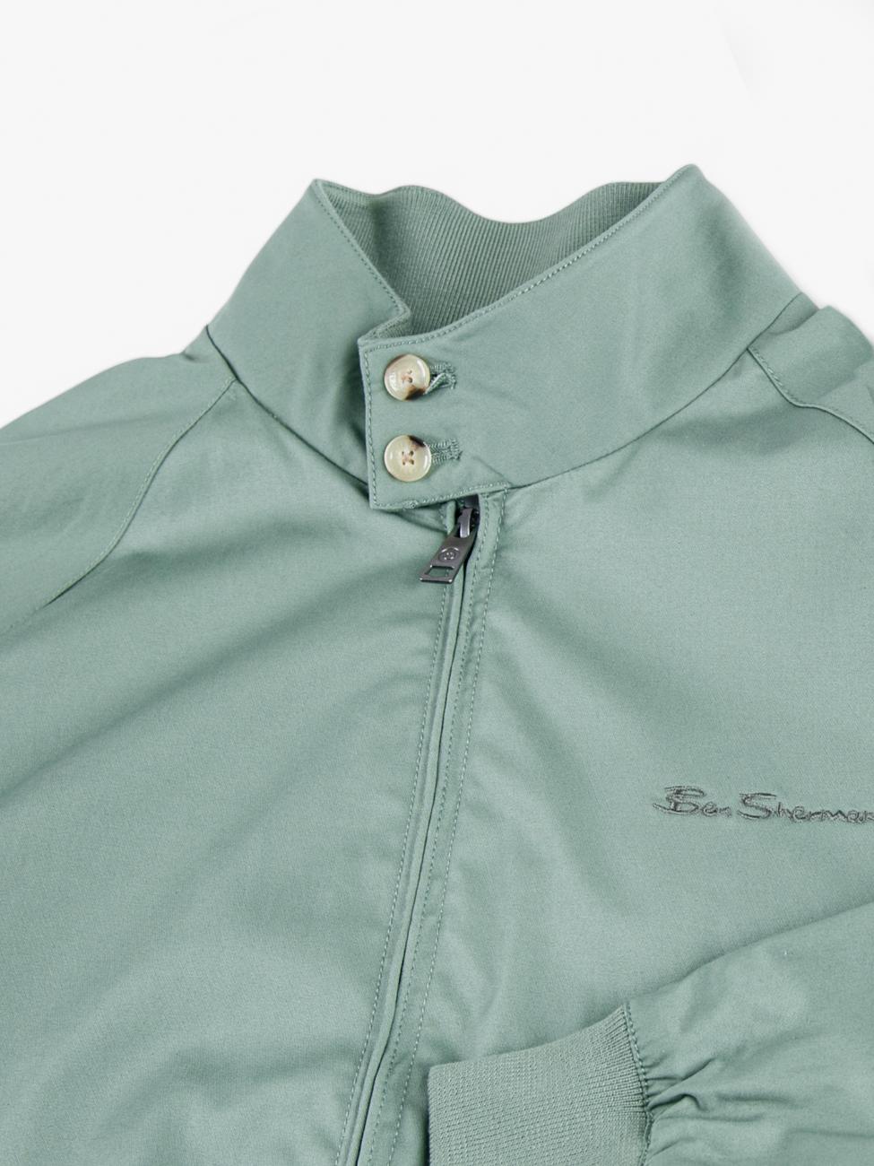 Signature Harrington Jacket - Pale Khaki - Image 7