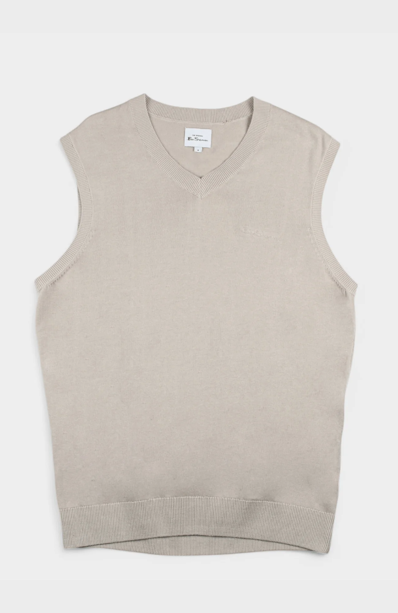 Sleeveless Knit Pullover - Sustained Grey - Image 6