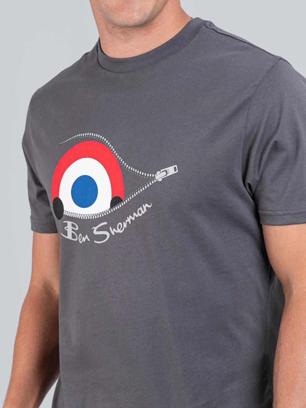 Sneaky Target Tee - Charcoal - Image 3