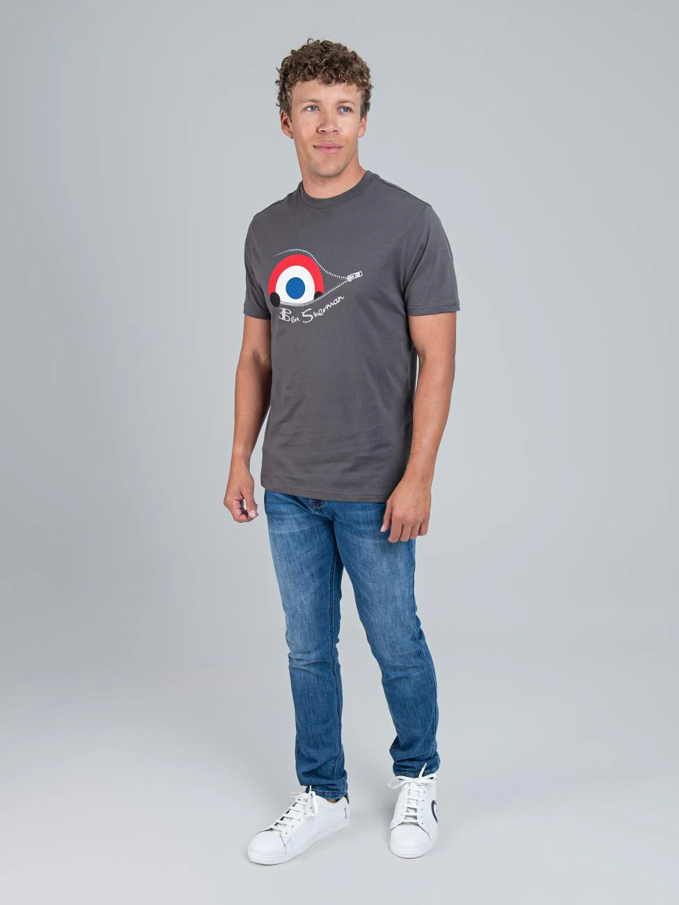 Sneaky Target Tee - Charcoal - Image 4